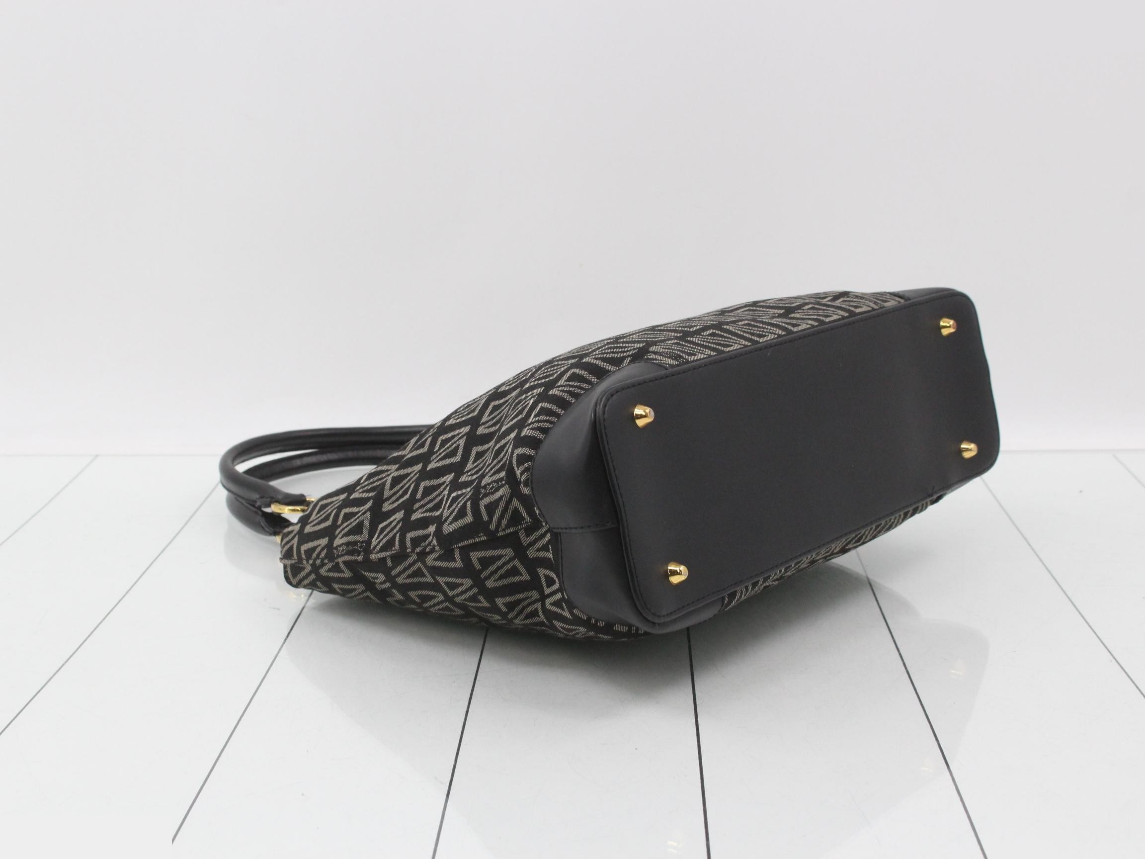 Diana Valentino handbag, canvas and leather. — view 5
