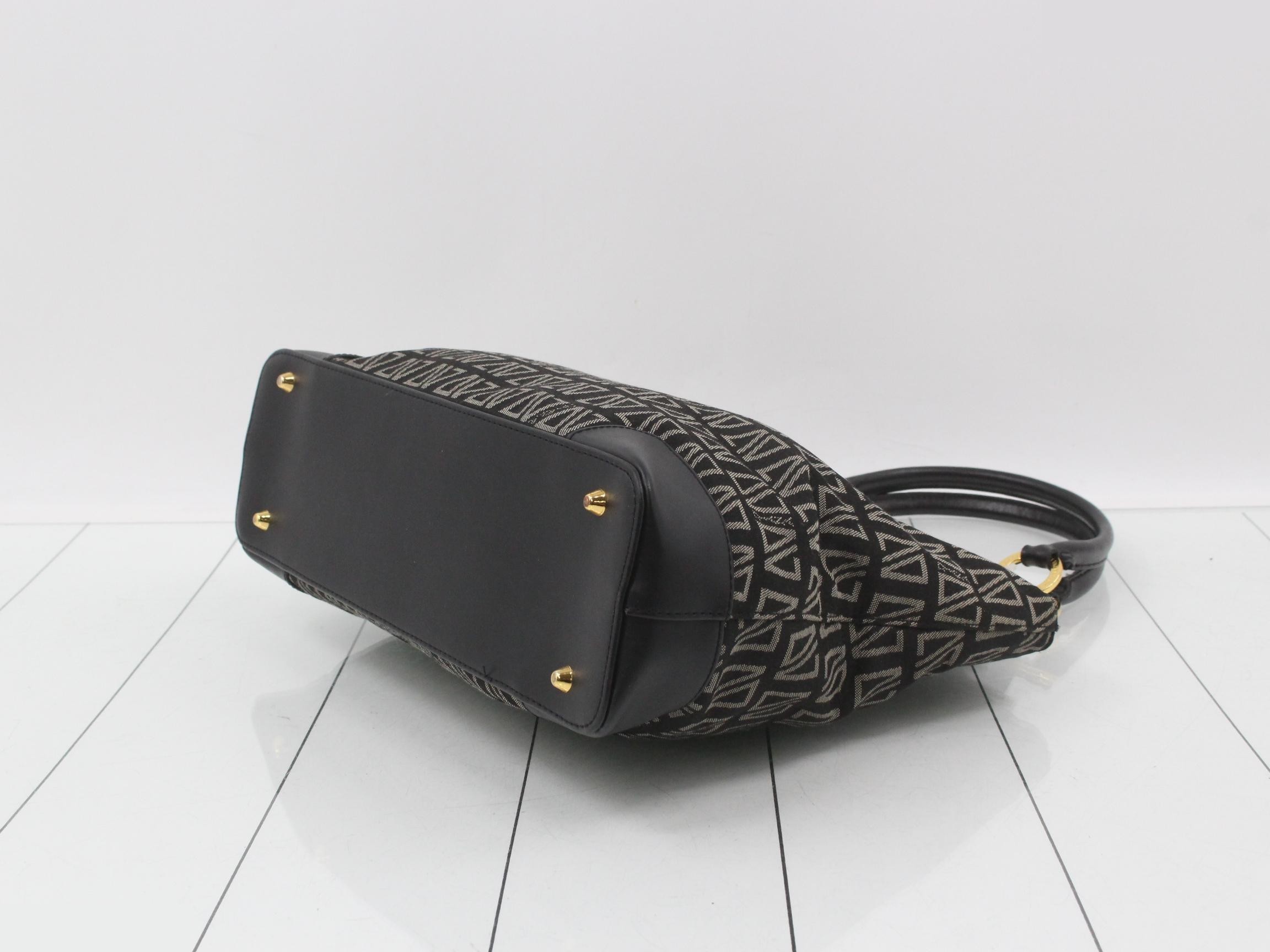 Diana Valentino handbag, canvas and leather. — view 6