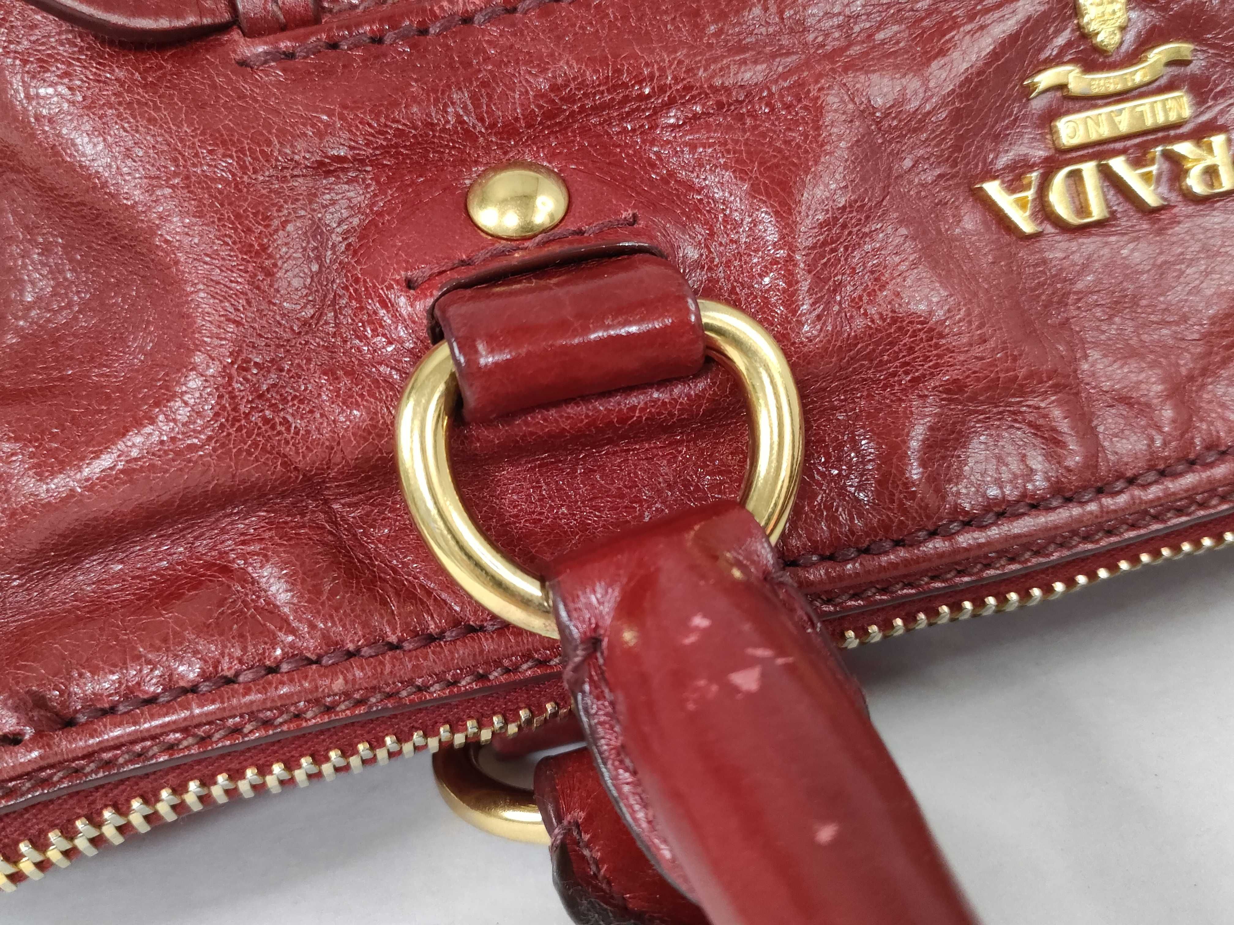 2-way handbag, crushed leather handbag — view 5