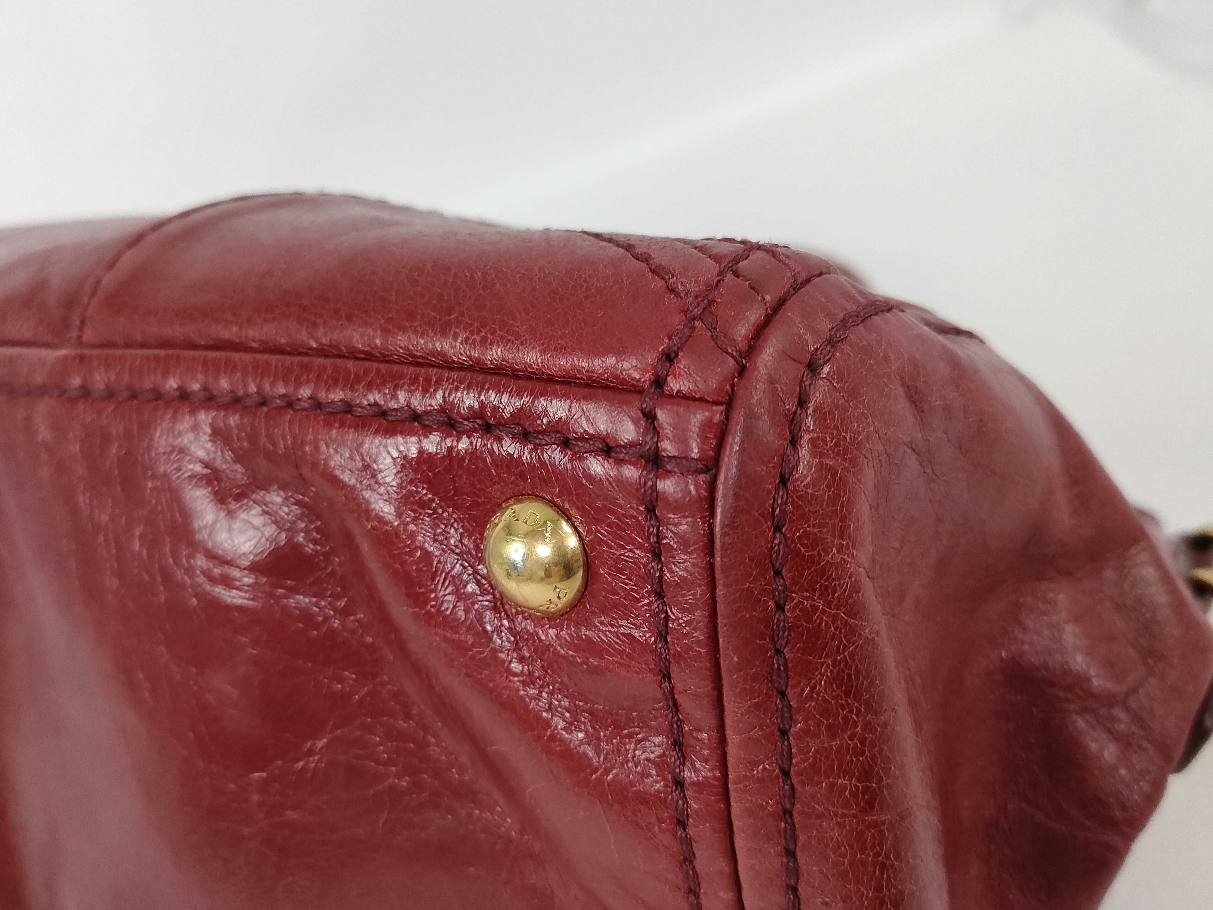 2-way handbag, crushed leather handbag — view 8