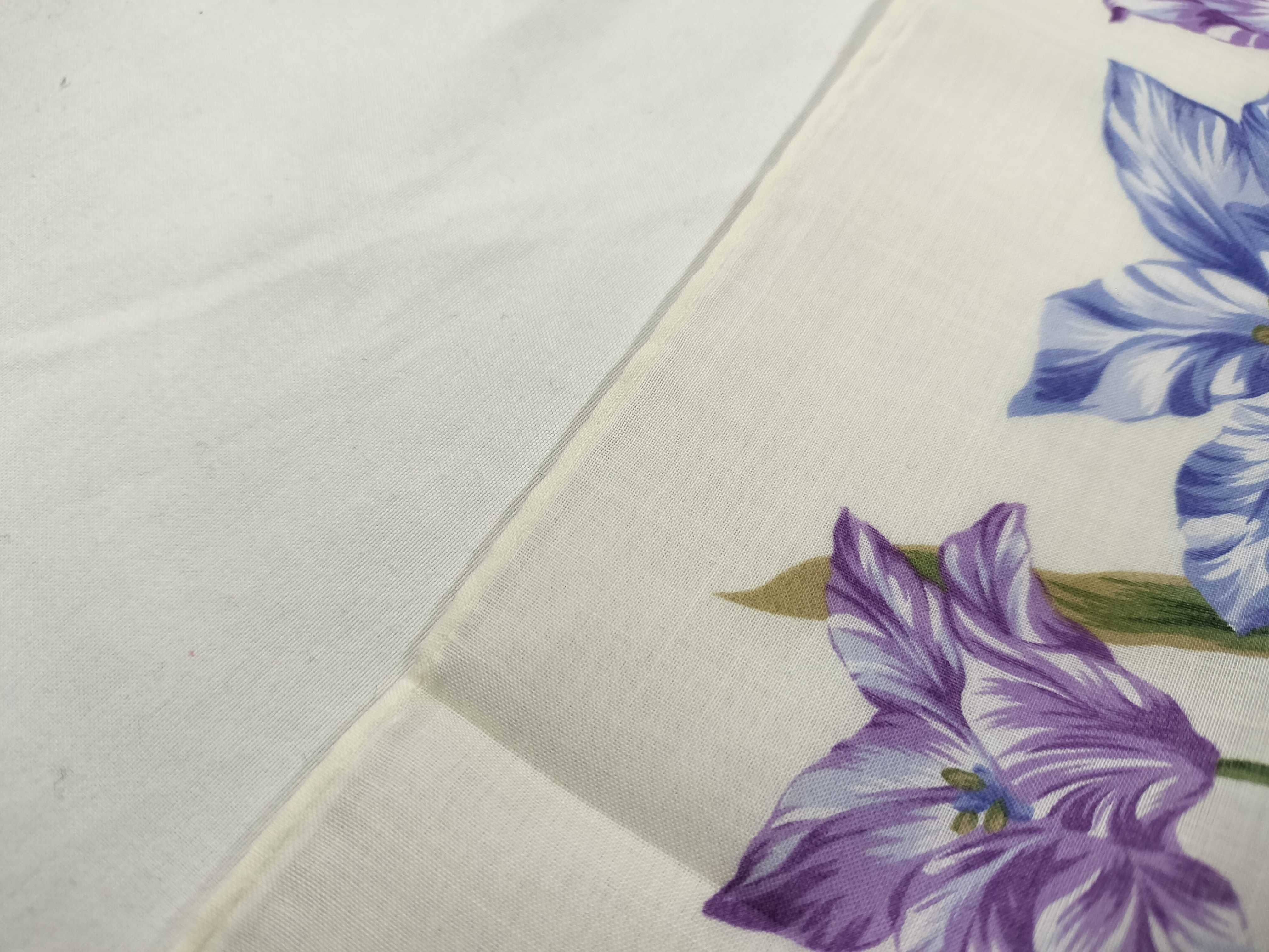 handkerchief/scarf, tulip design, blue/purple, and other accessories. — view 6