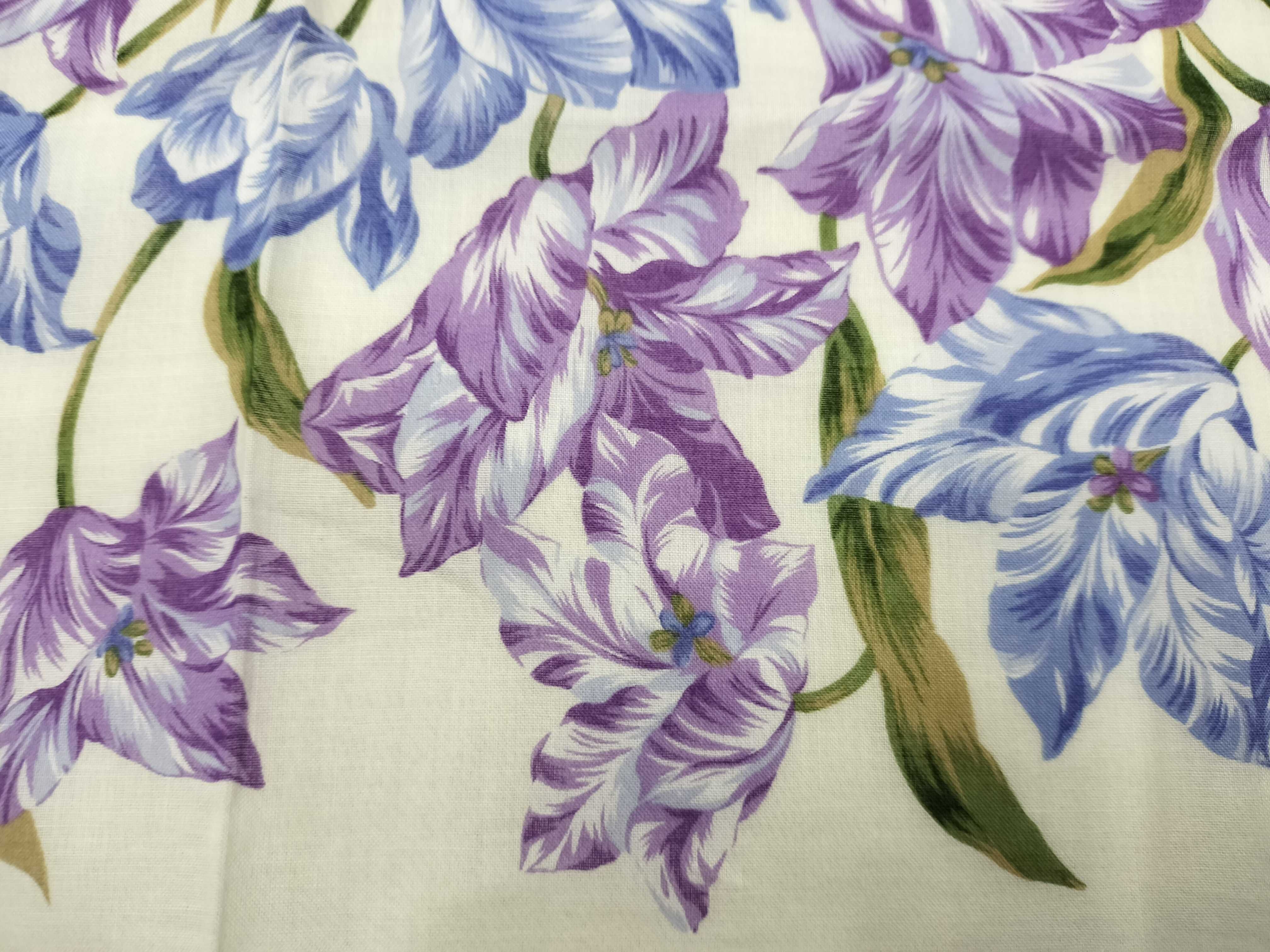 handkerchief/scarf, tulip design, blue/purple, and other accessories. — view 7