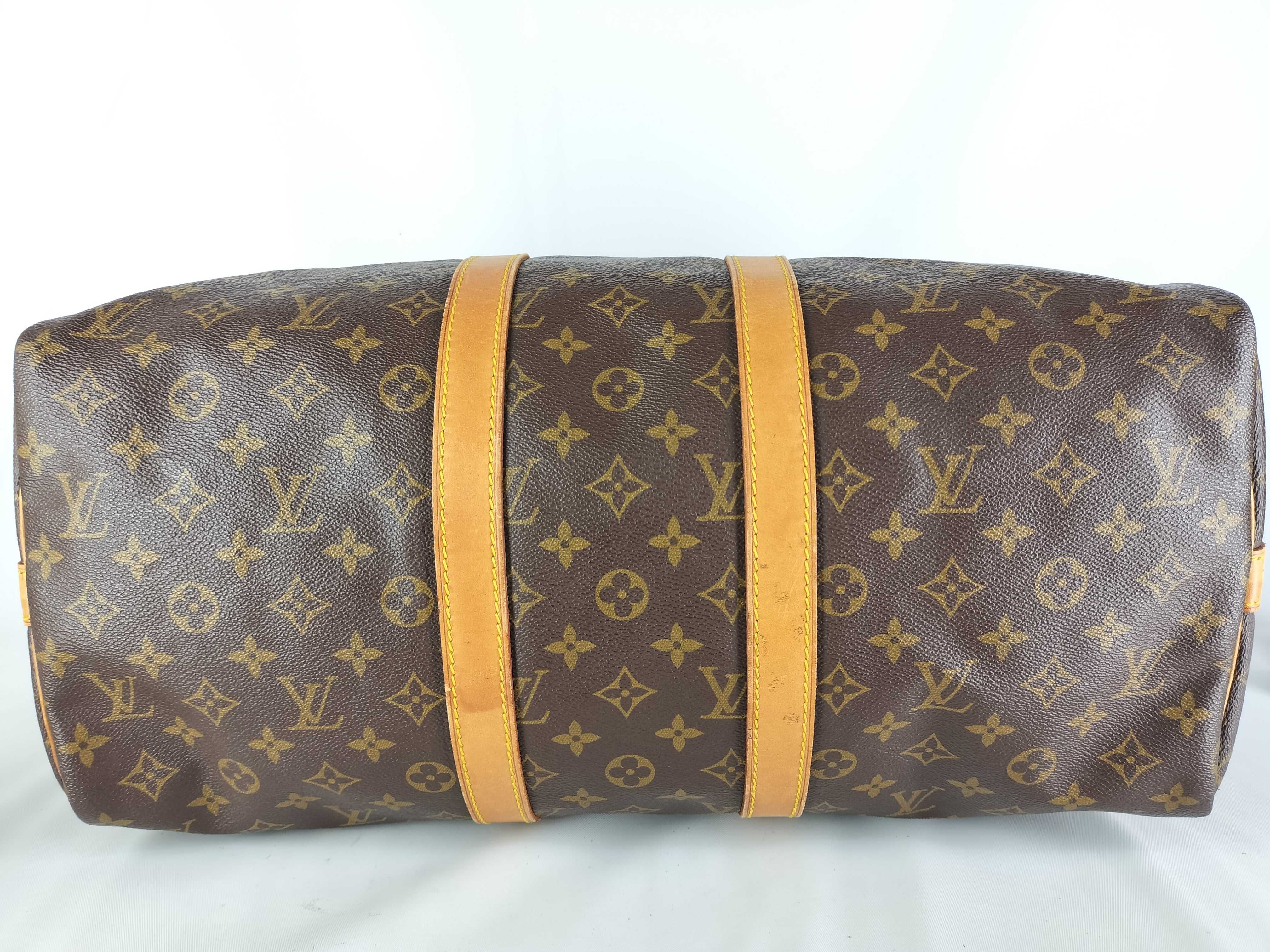 Monogram M41416 Keepall Bandoulière 50 Boston Bag — view 8