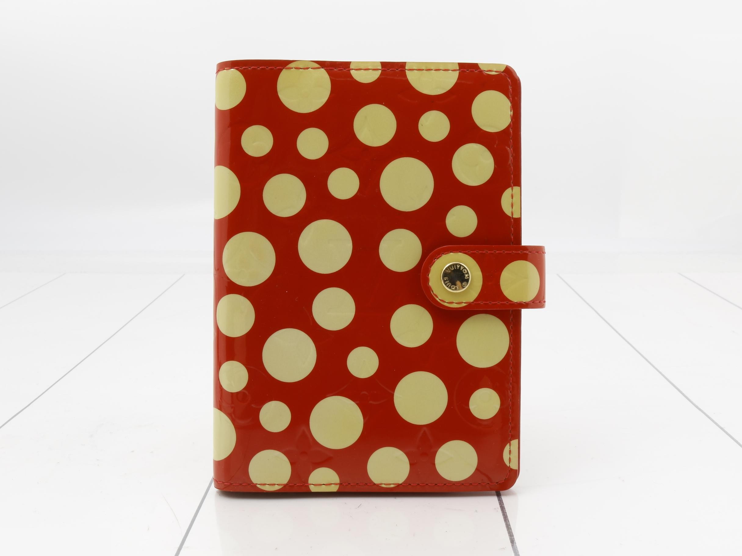 Yayoi Kusama Agenda PM Rouge with initials