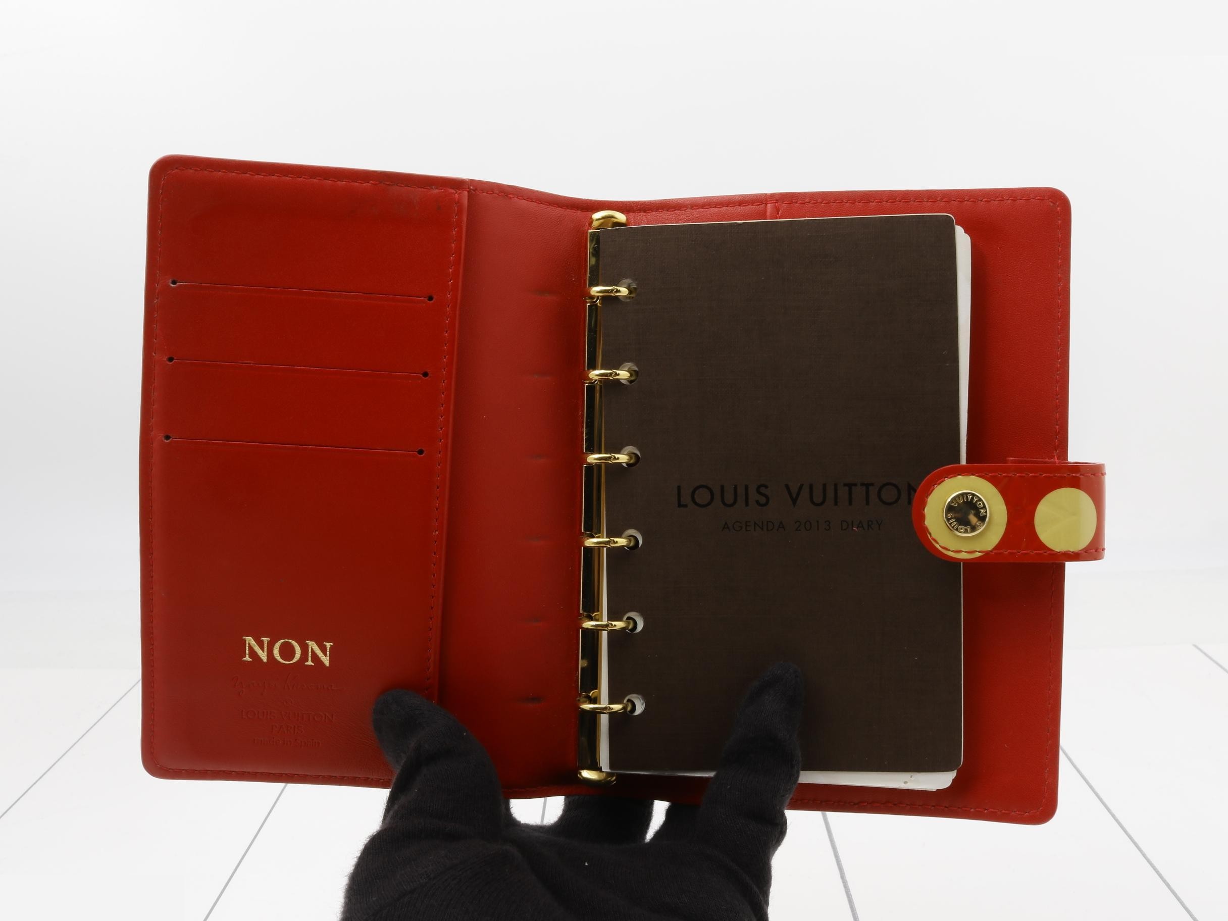 Yayoi Kusama Agenda PM Rouge with initials — view 4
