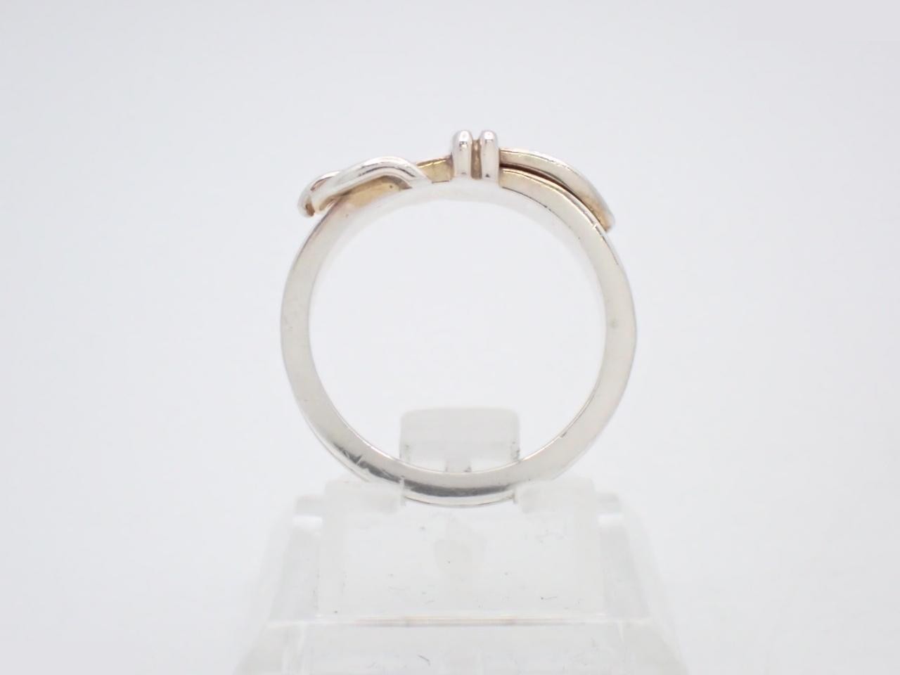 Ceinture ring, stamped 53, actual size #12, 925g/5.4g — view 3