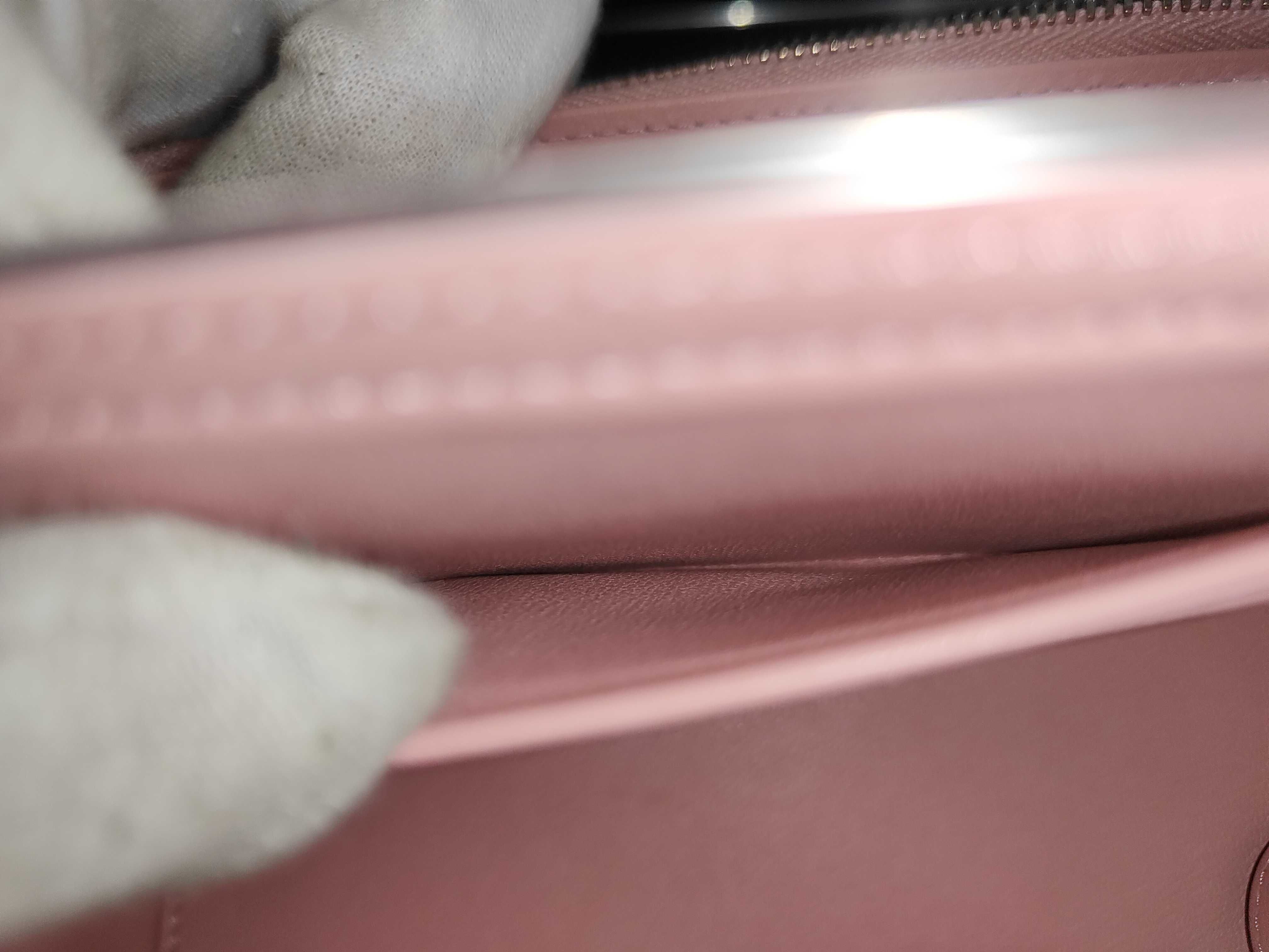 Matelassé Mini Vanity Lambskin Pink Shoulder Bag — view 12