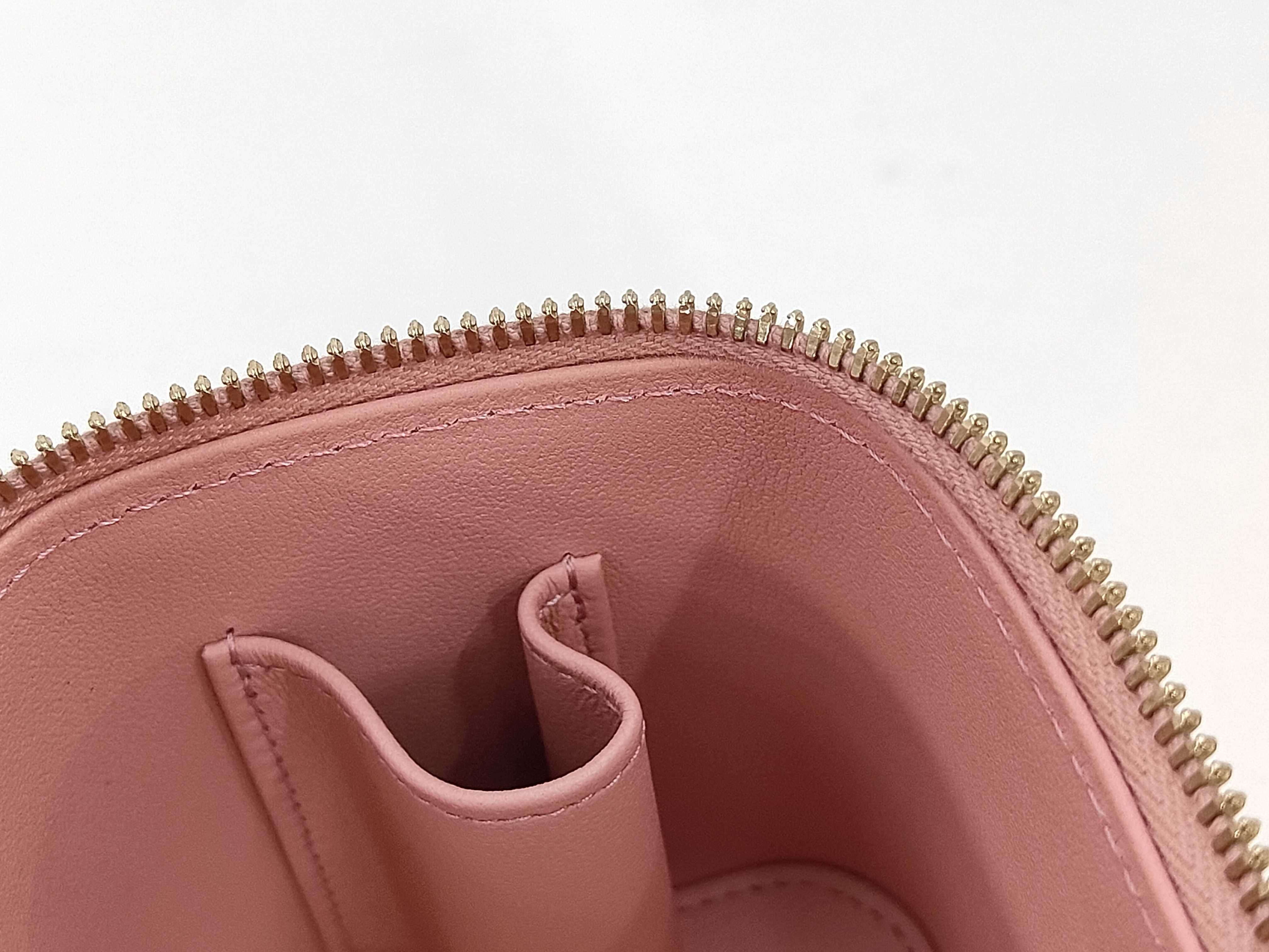 Matelassé Mini Vanity Lambskin Pink Shoulder Bag — view 14