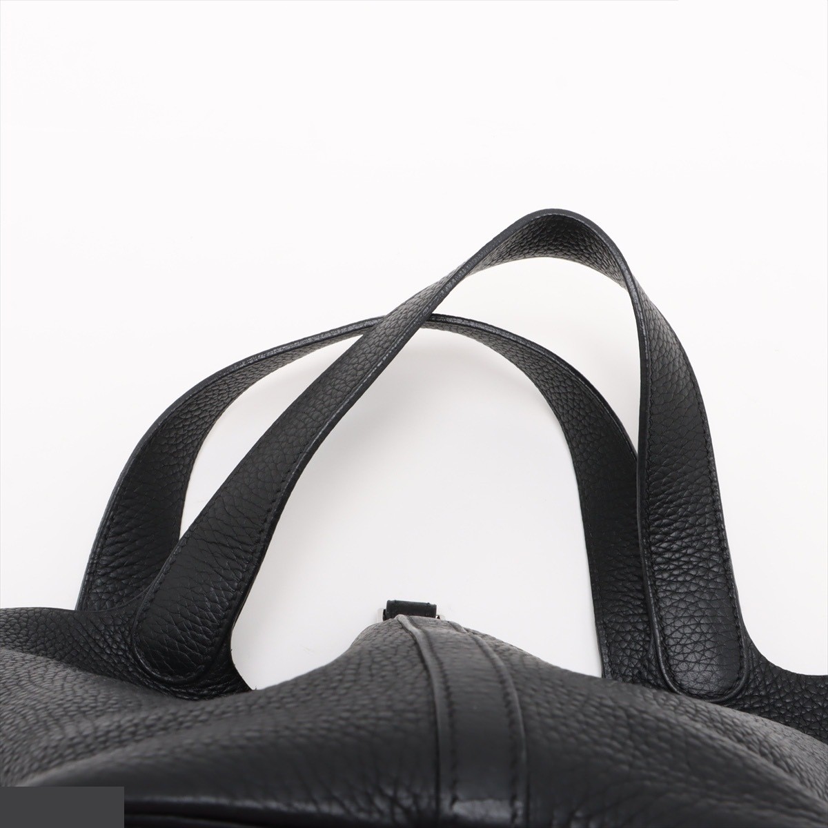 Picotin 22 MM, Taurillon Clemence leather, black, silver hardware, J: 2006 — view 5