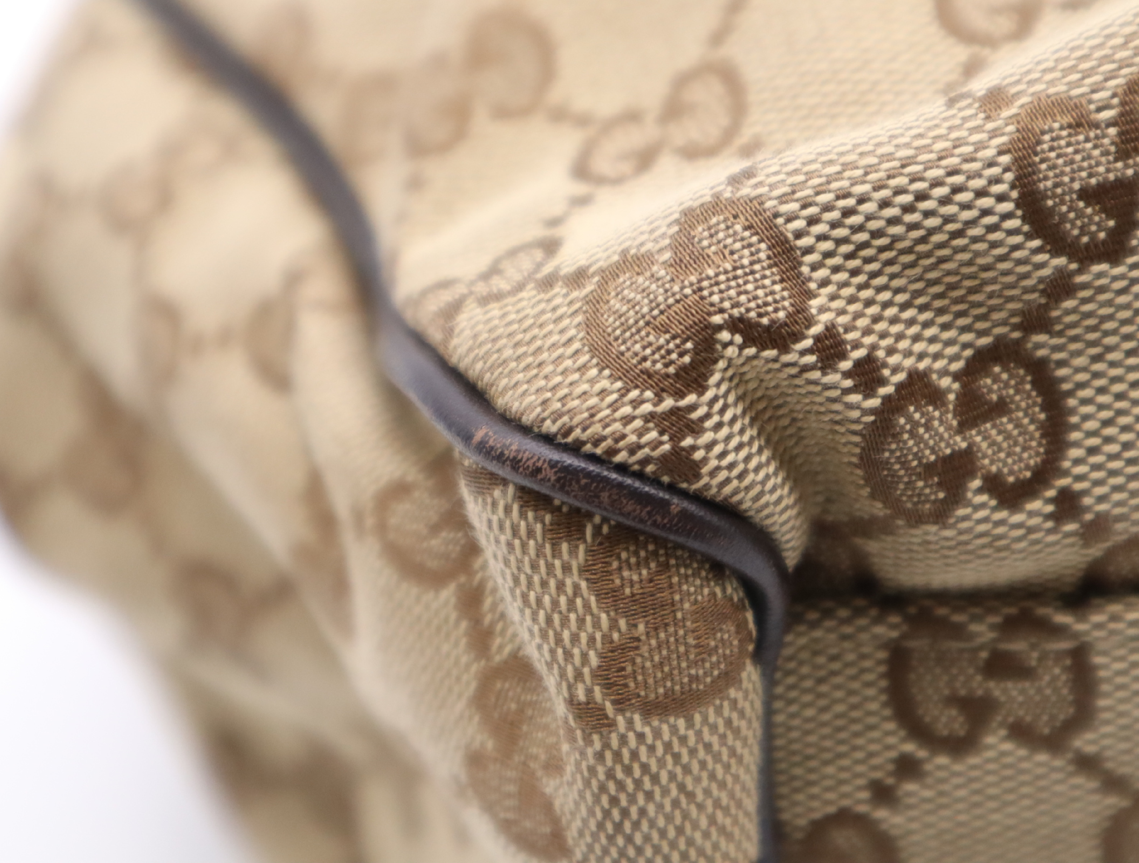 GG Canvas Sukey Handbag, Brown, with Dust Bag — view 6