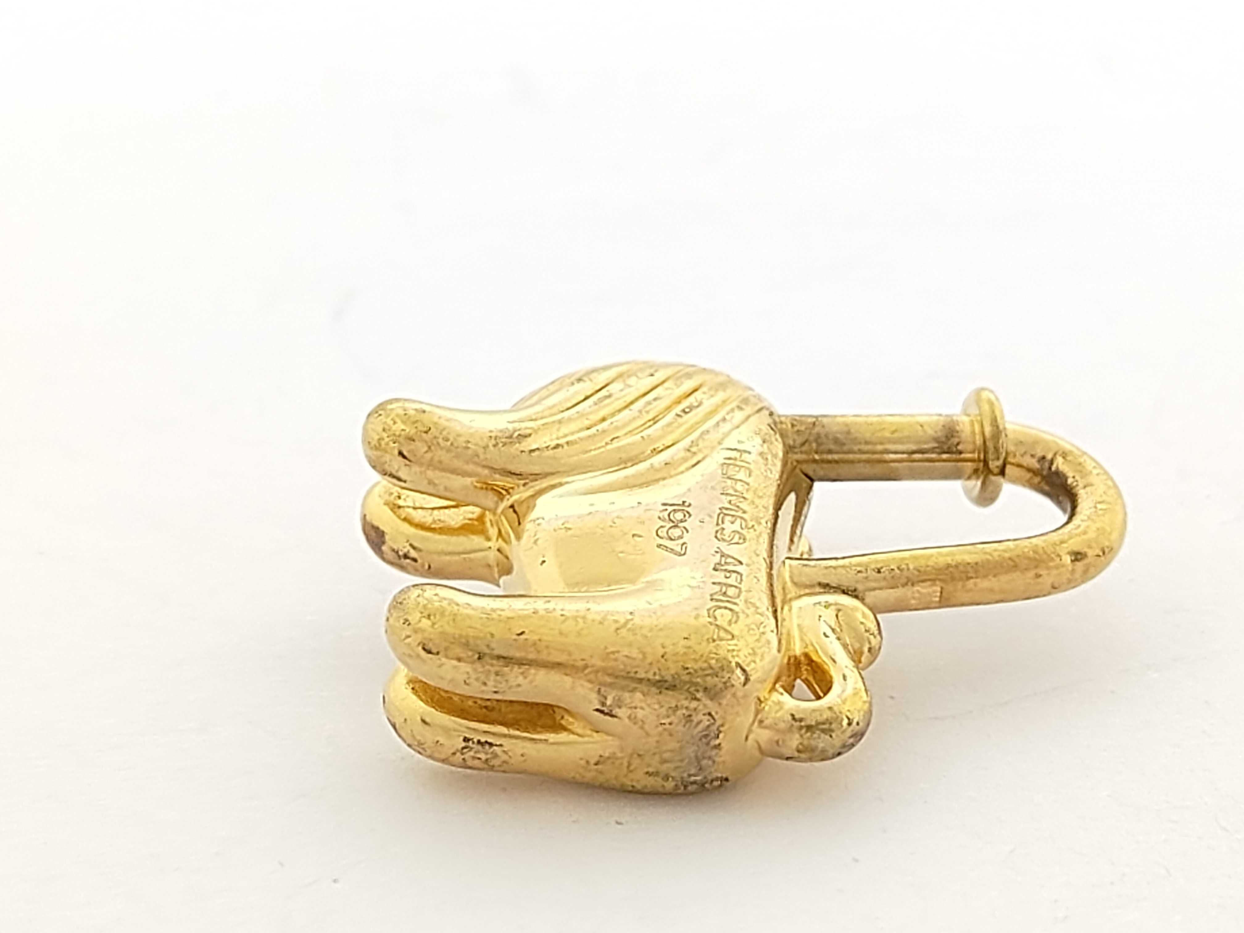 Cadena Charm, Lion, 1997, Gold, Other Accessories — view 4
