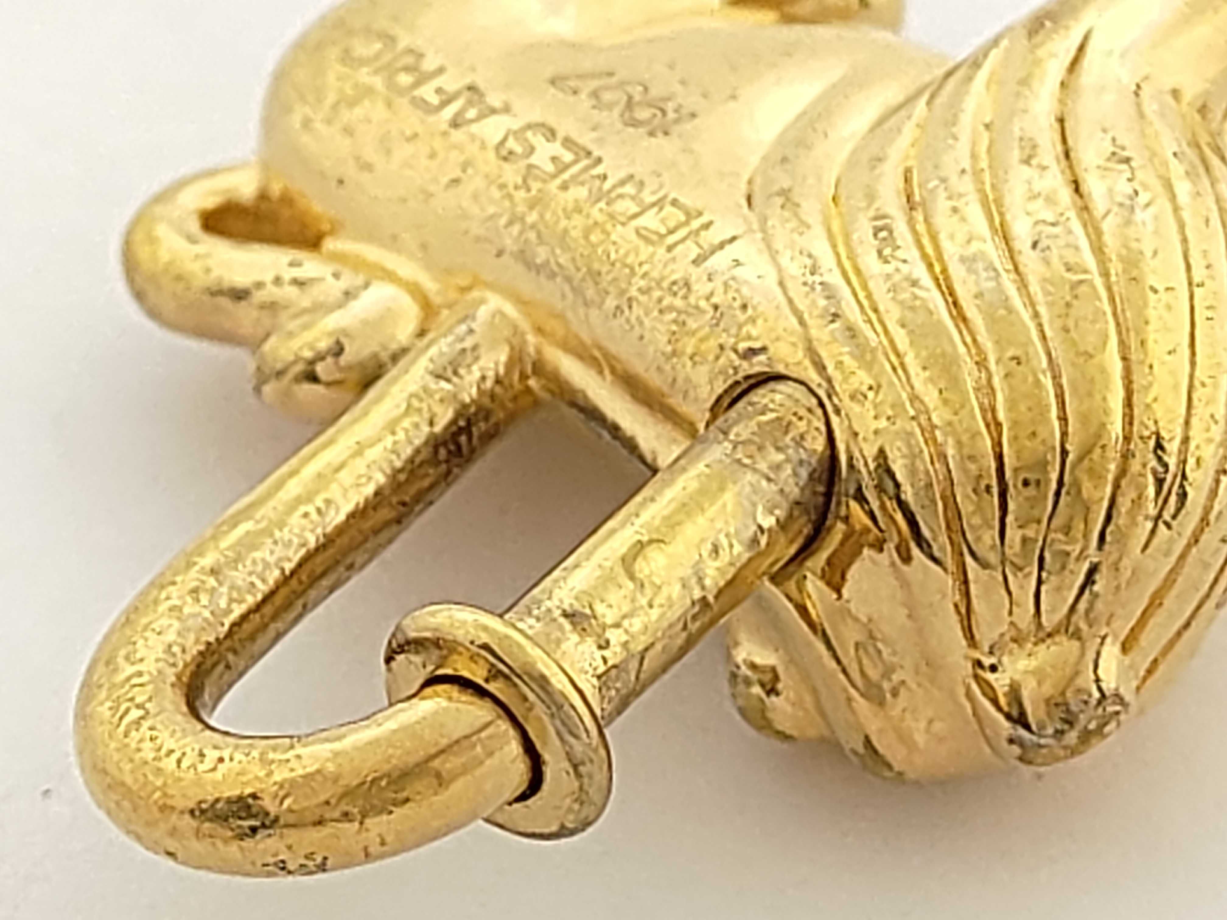 Cadena Charm, Lion, 1997, Gold, Other Accessories — view 5