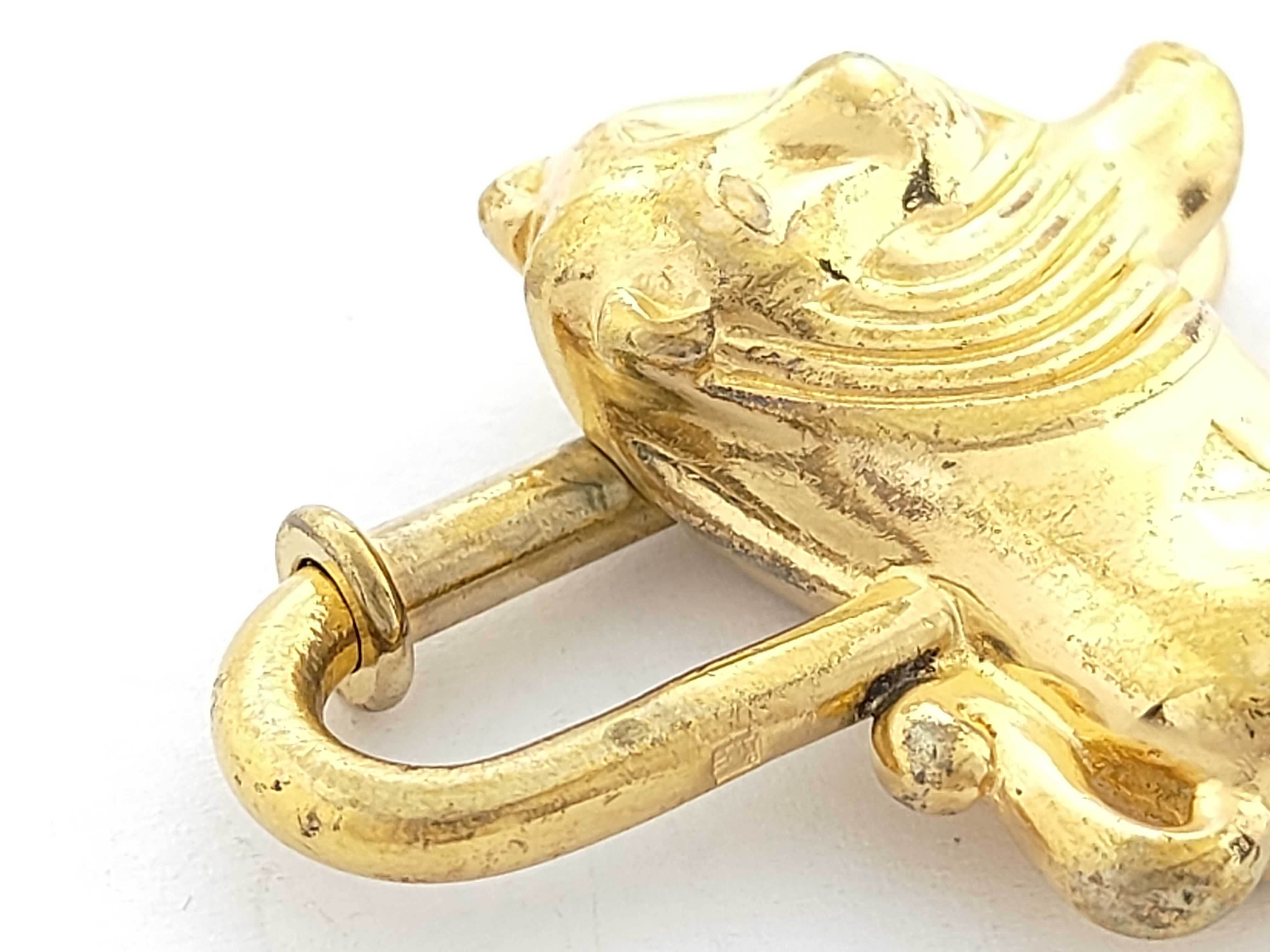 Cadena Charm, Lion, 1997, Gold, Other Accessories — view 6