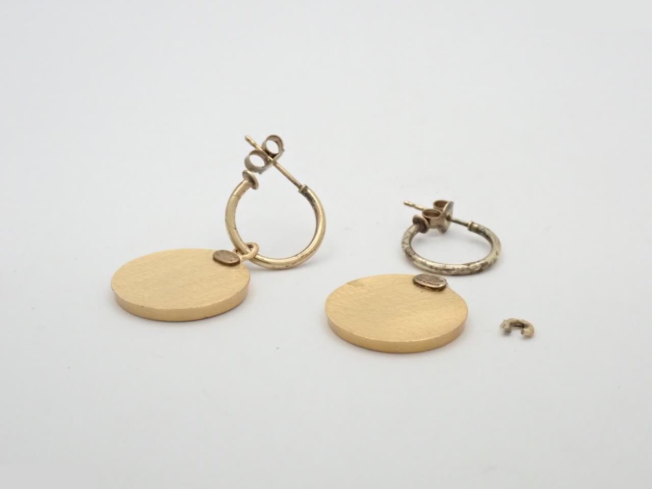 Earrings with Coco Mark logo — view 2