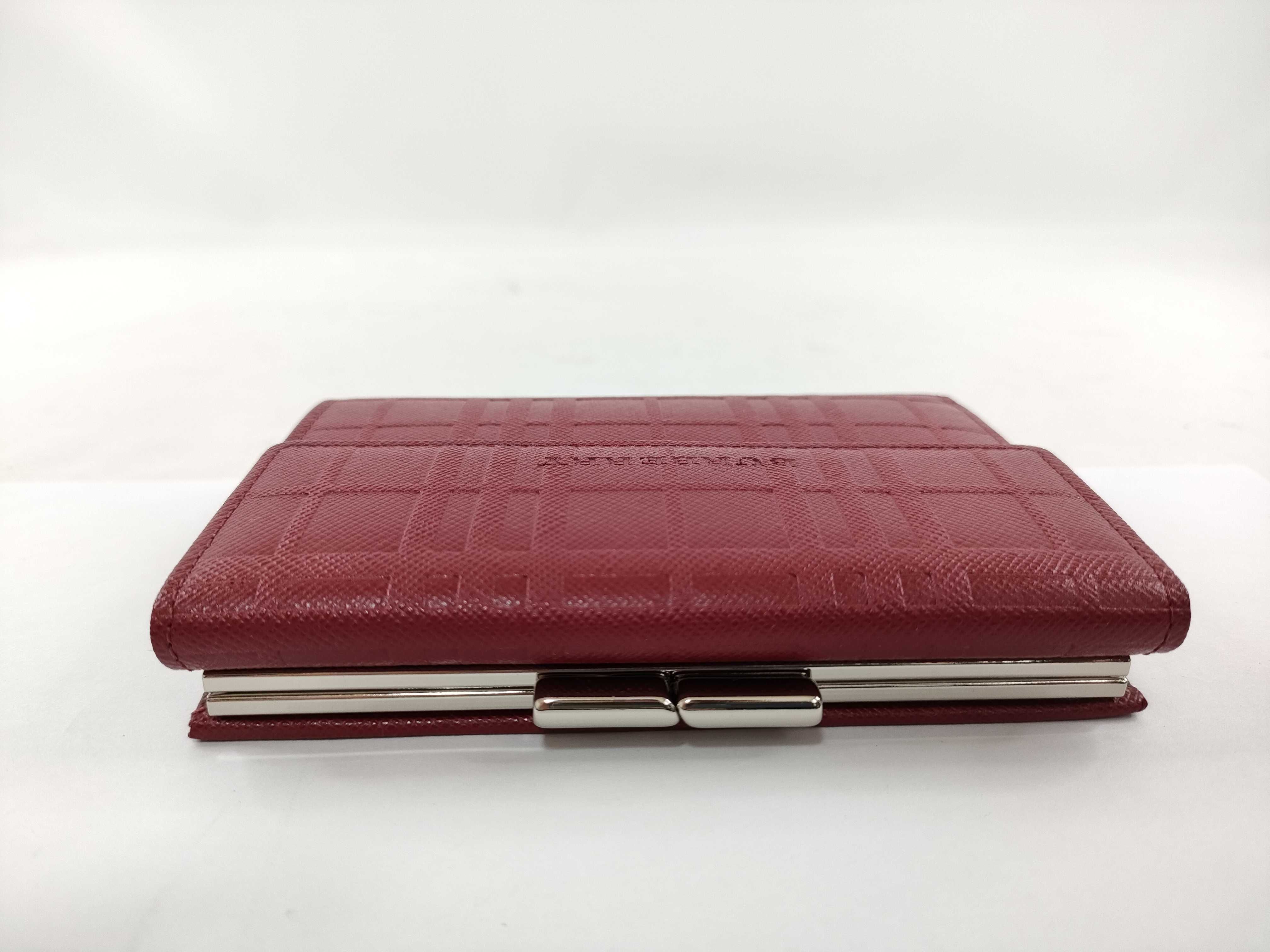 Check Clasp Medium Wallet/Fold Wallet Red Wallet — view 5