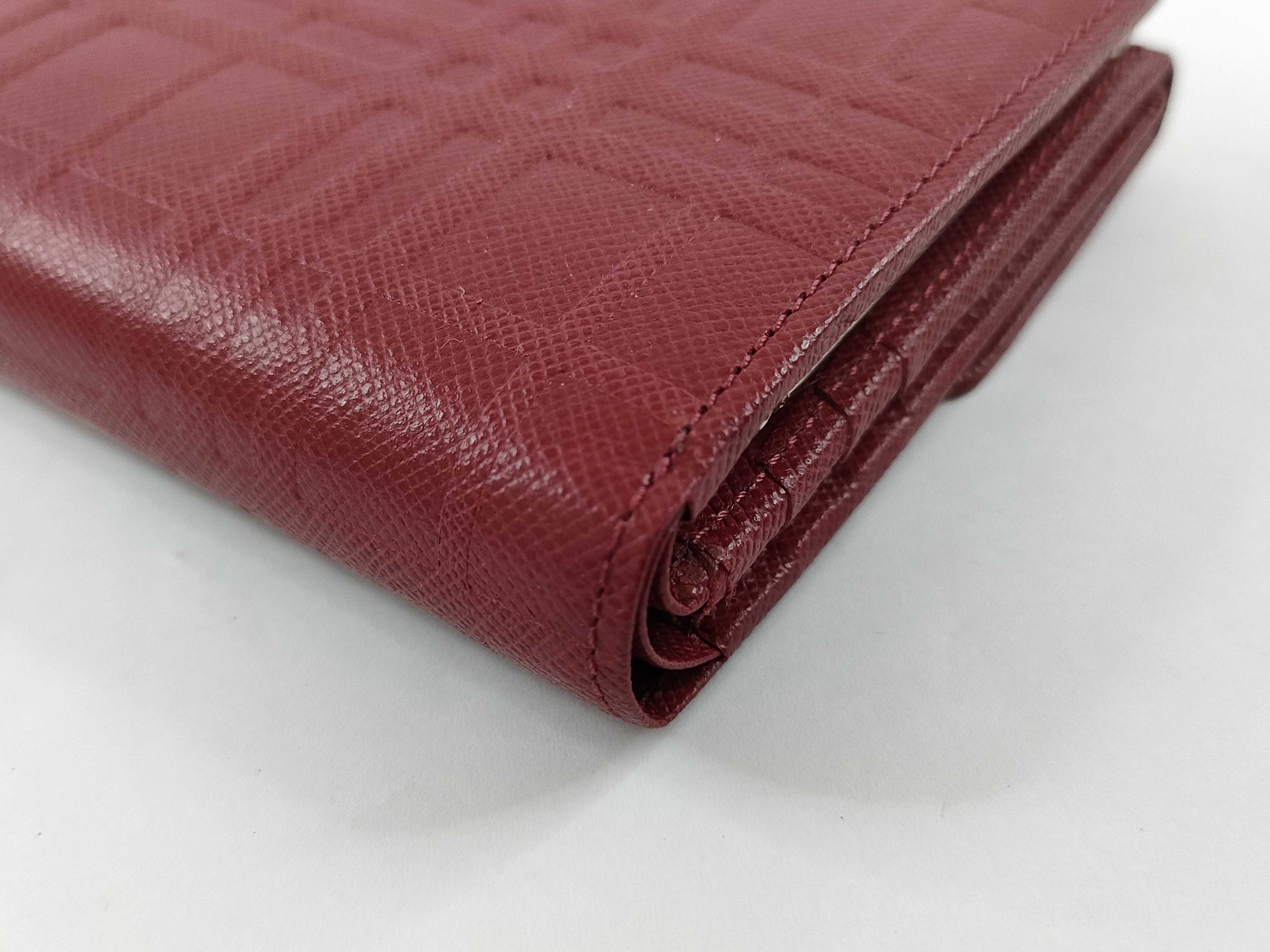 Check Clasp Medium Wallet/Fold Wallet Red Wallet — view 6