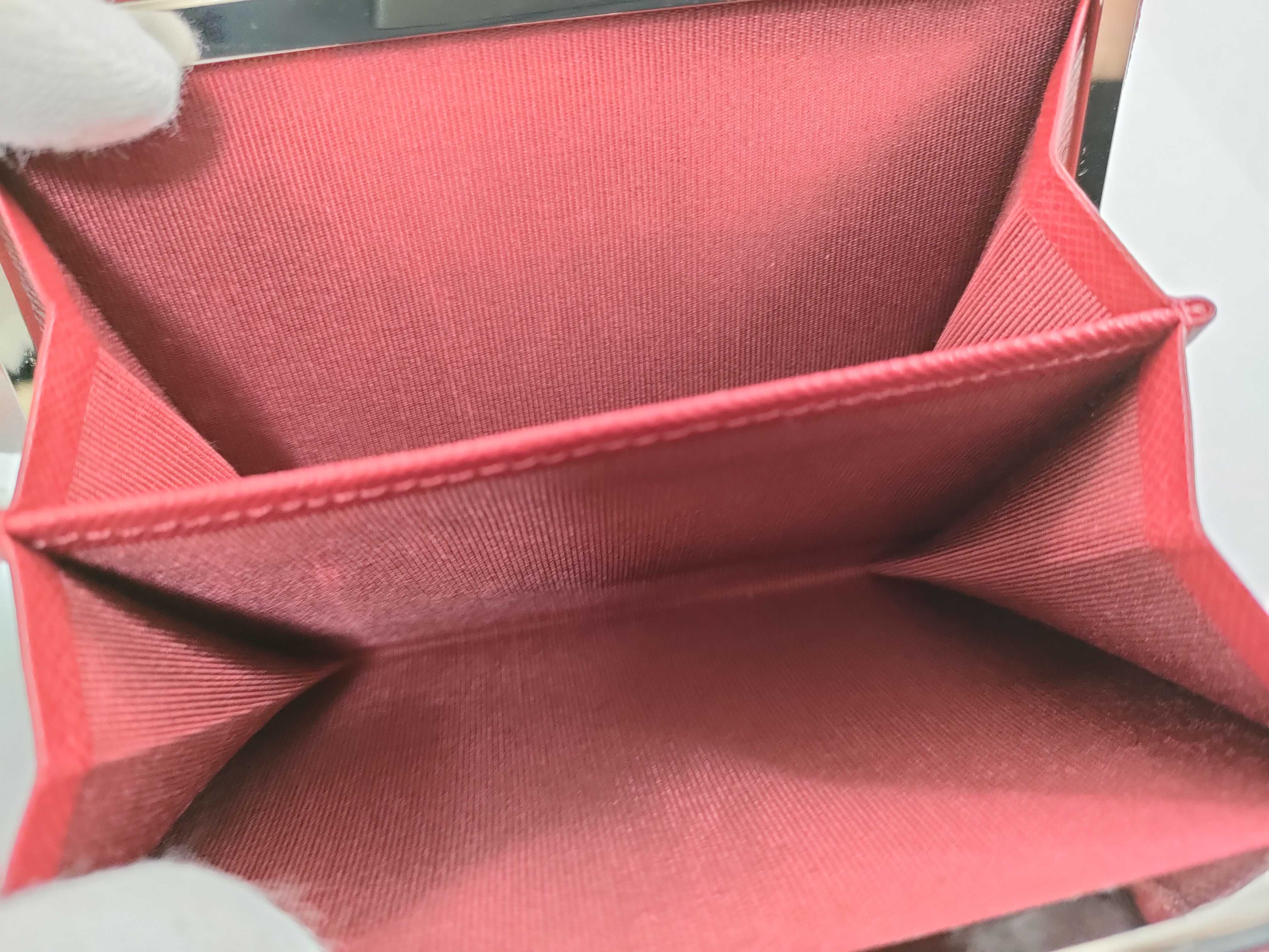 Check Clasp Medium Wallet/Fold Wallet Red Wallet — view 7
