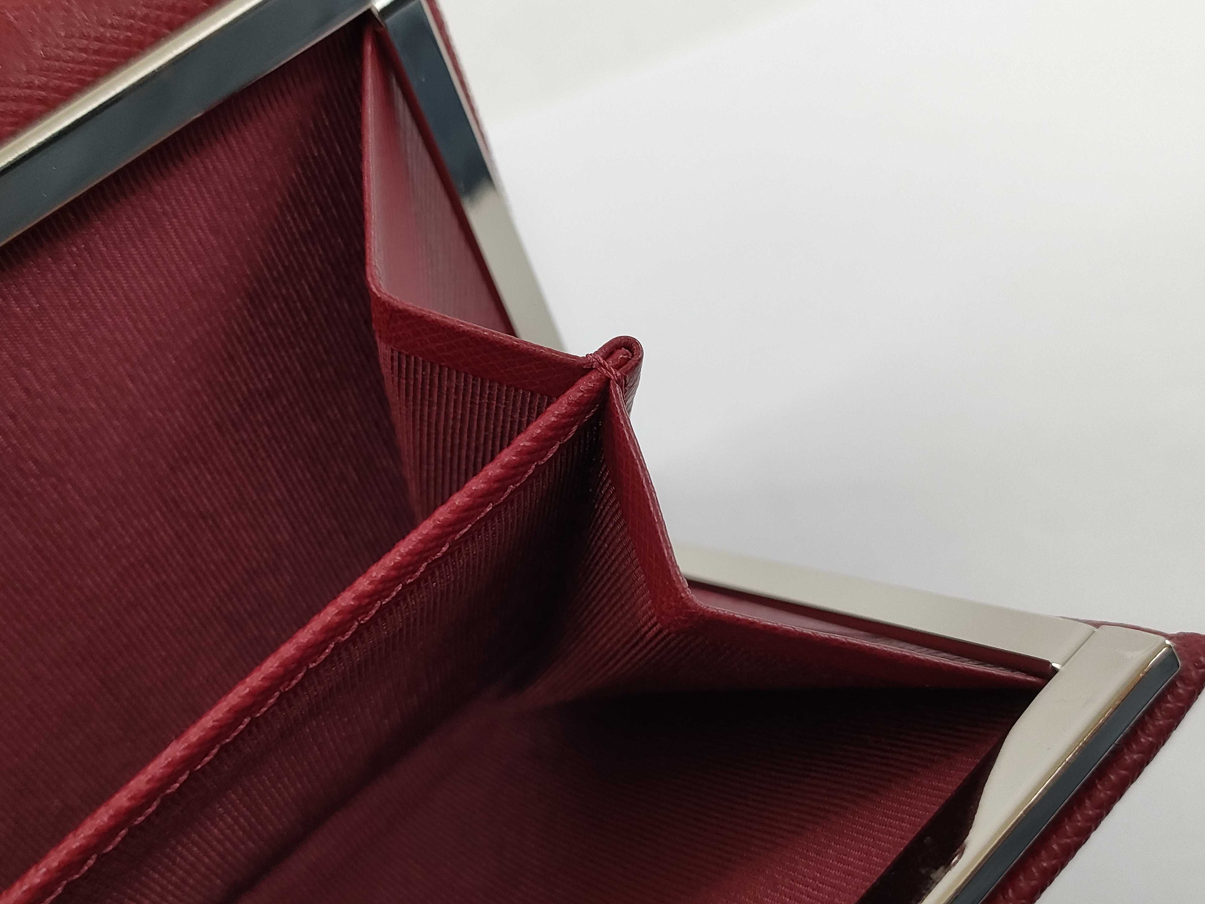 Check Clasp Medium Wallet/Fold Wallet Red Wallet — view 8