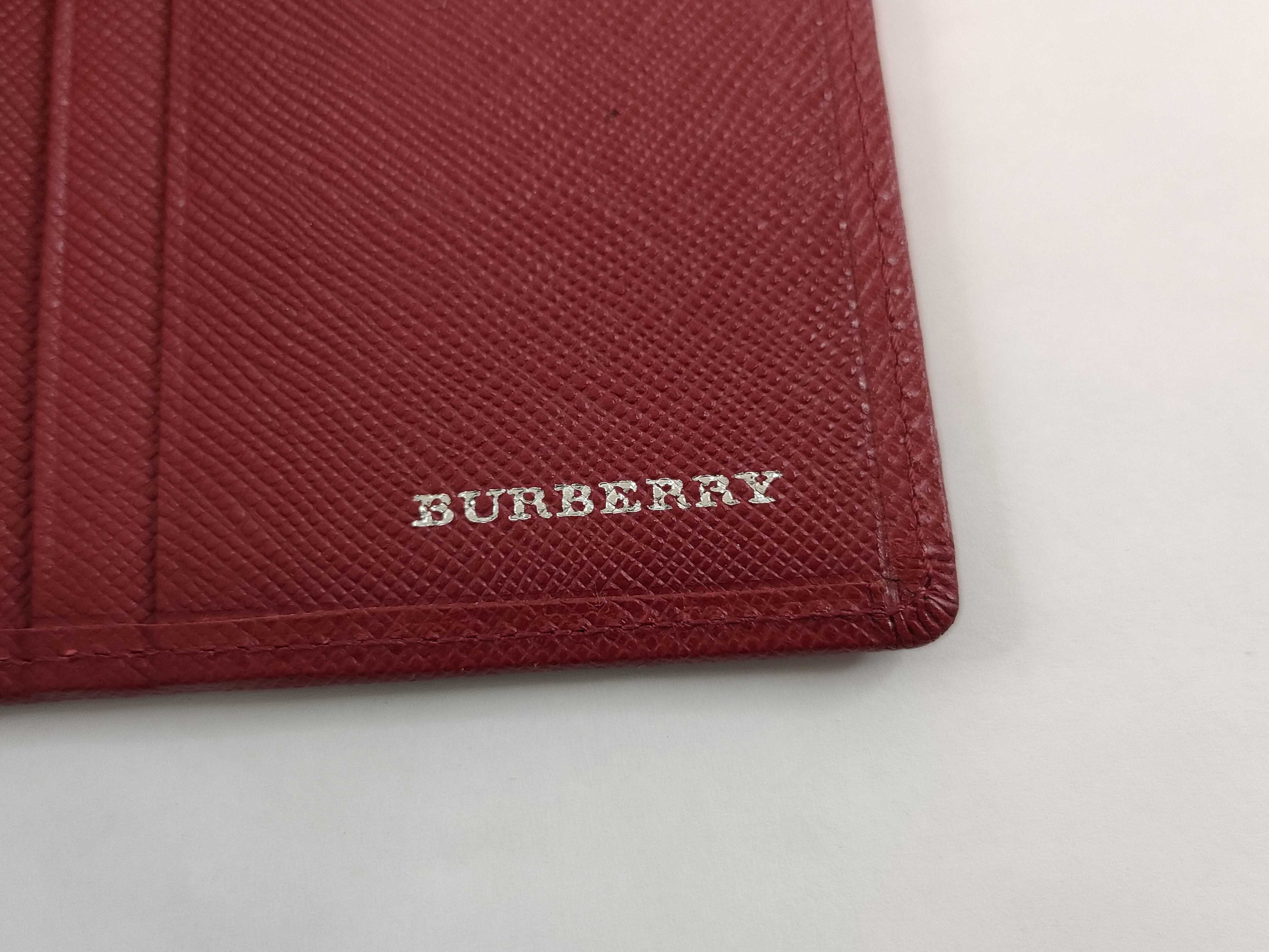 Check Clasp Medium Wallet/Fold Wallet Red Wallet — view 10