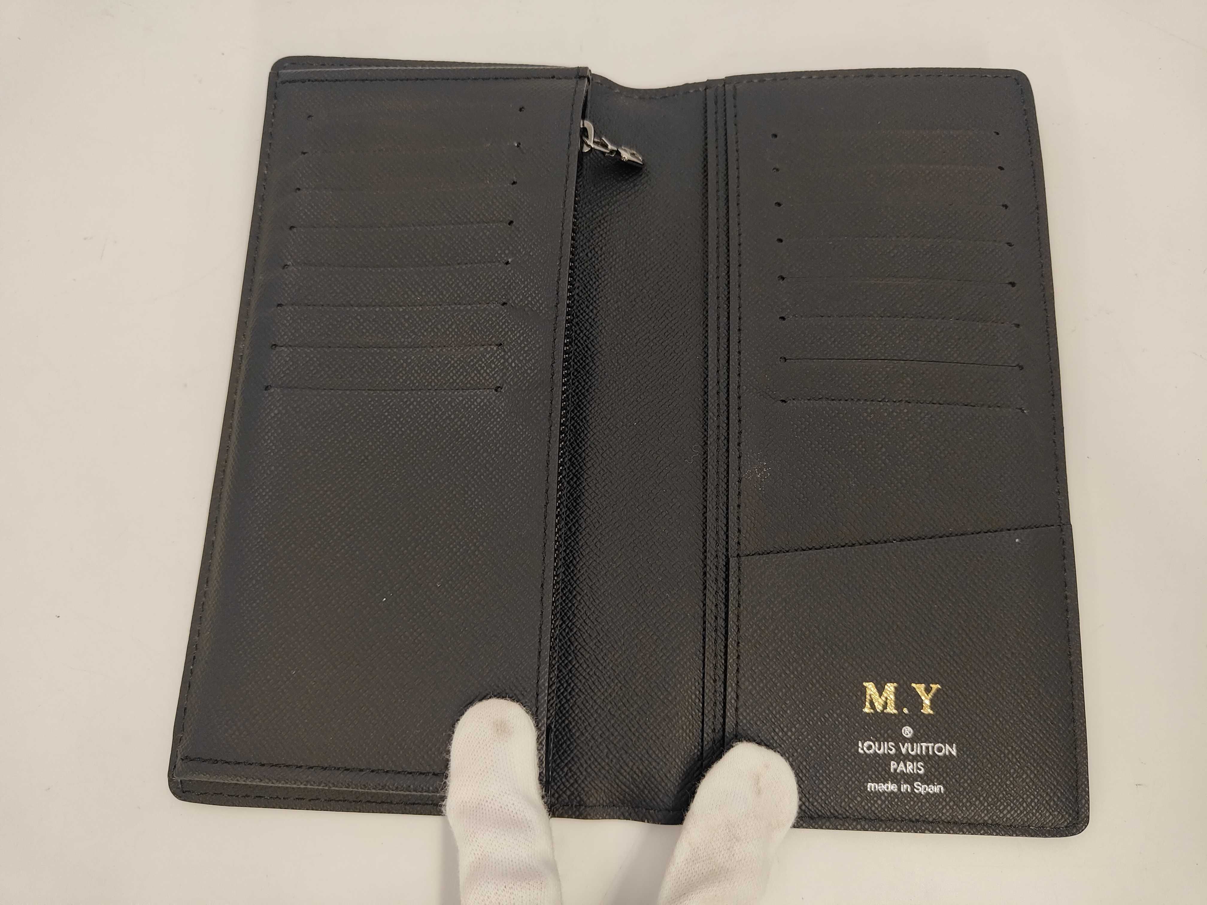 M61697 Monogram Eclipse Portefeuille Brazza Black Wallet — view 5