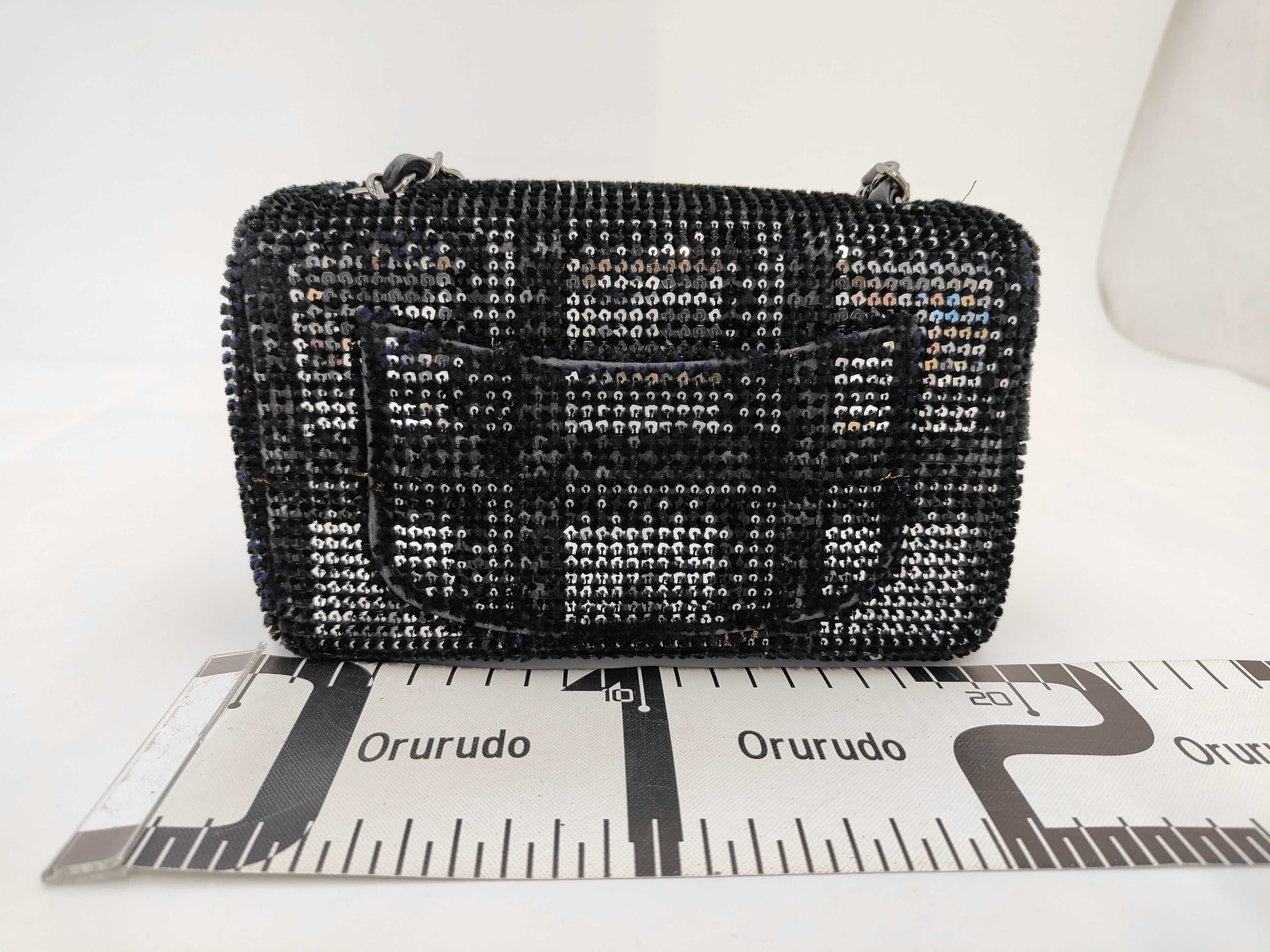 Mini Matelassé Studded Chain Shoulder Bag, Serial Number 30s, with Card and Seal. — view 2
