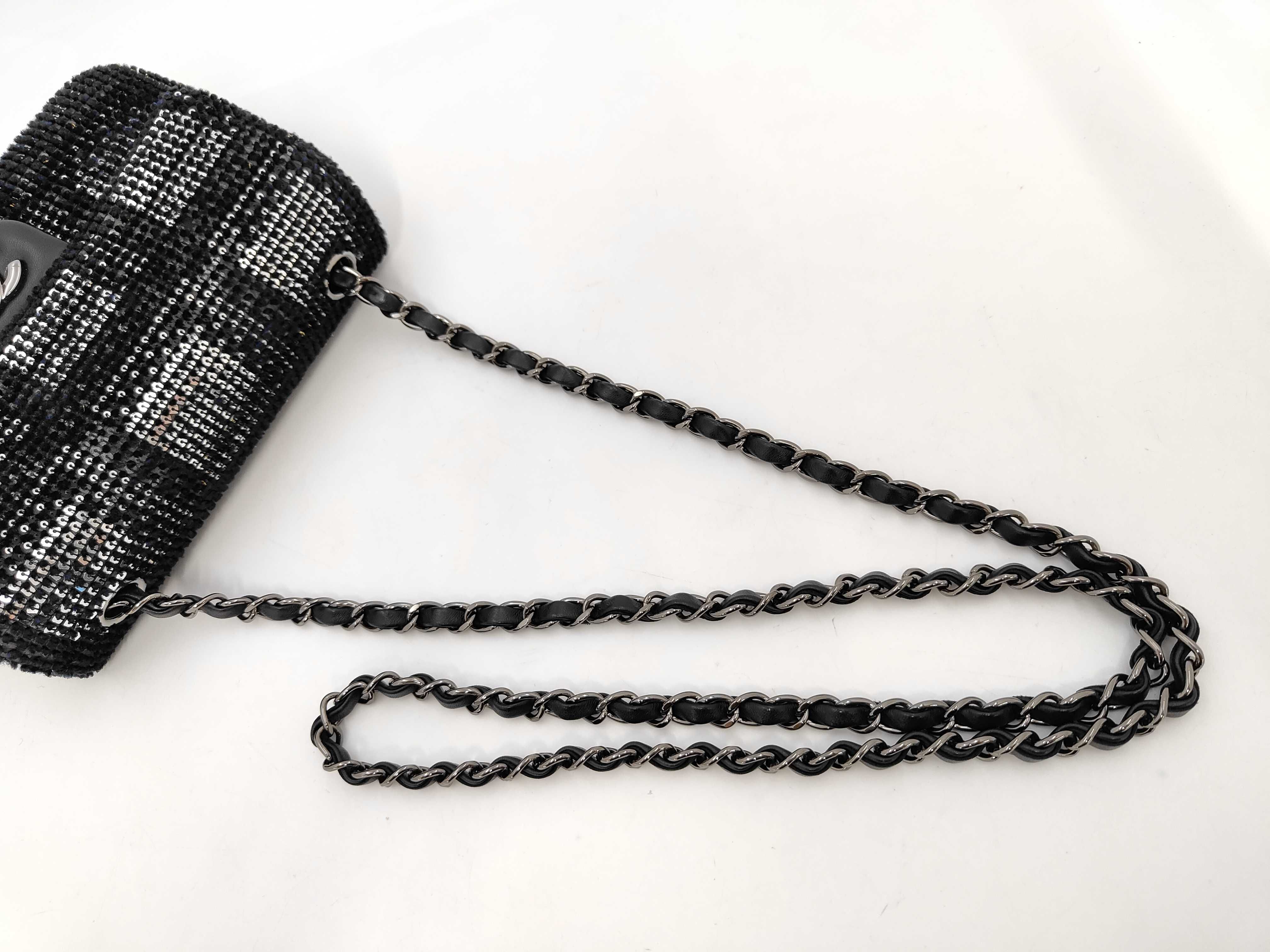 Mini Matelassé Studded Chain Shoulder Bag, Serial Number 30s, with Card and Seal. — view 3