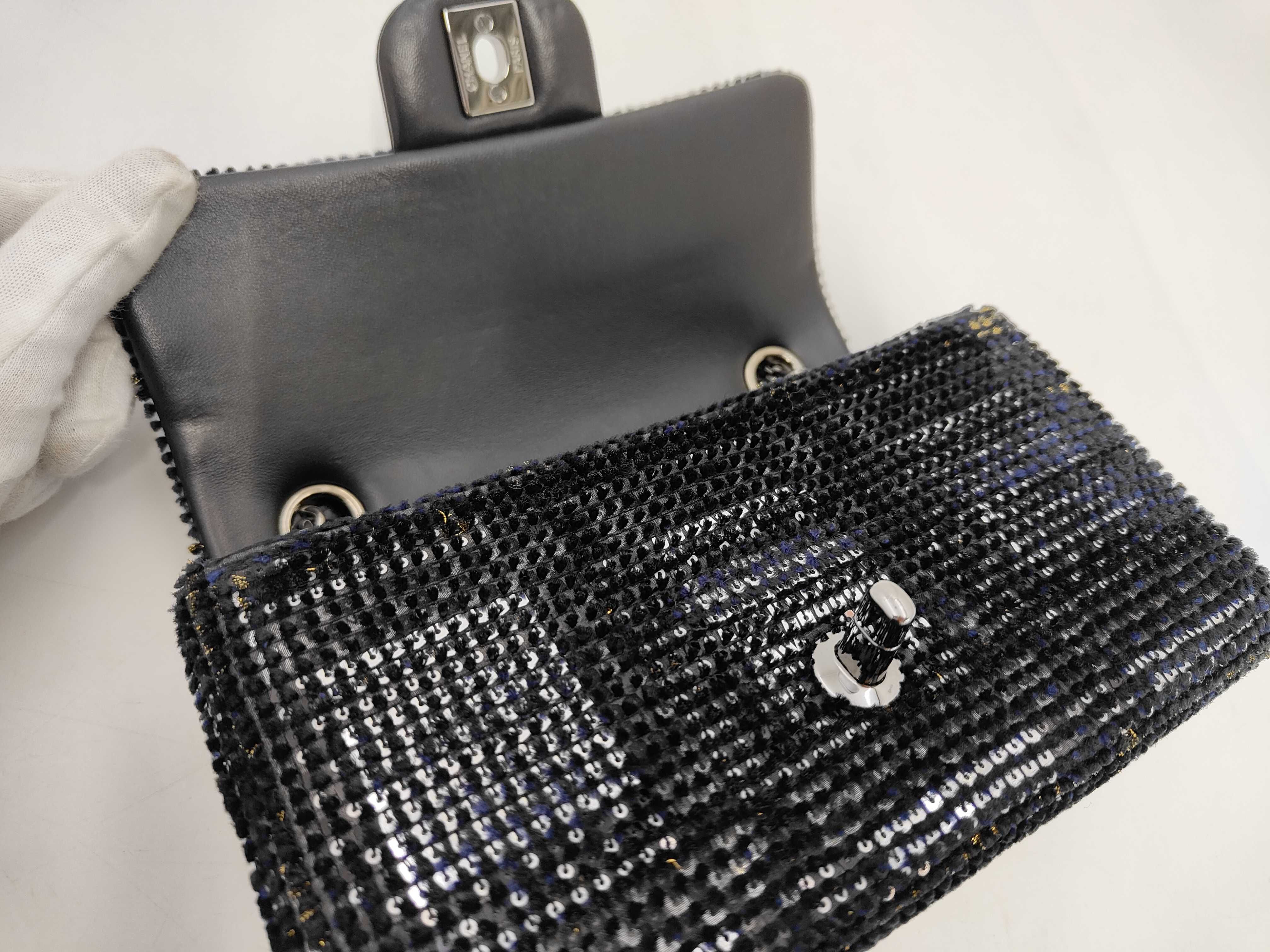 Mini Matelassé Studded Chain Shoulder Bag, Serial Number 30s, with Card and Seal. — view 7