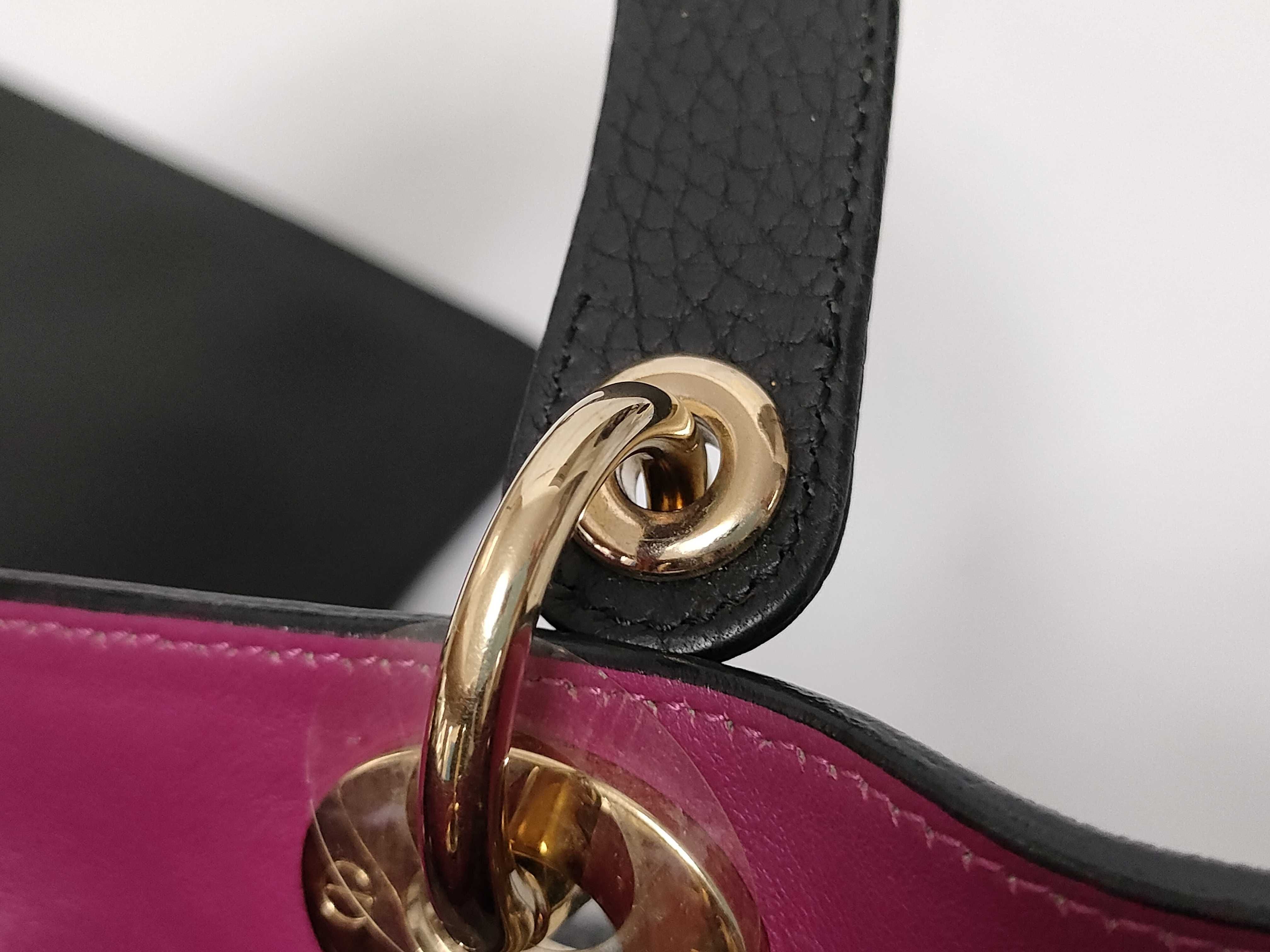 Diorissimo Black Grained Calf Leather Medium Handbag — view 7