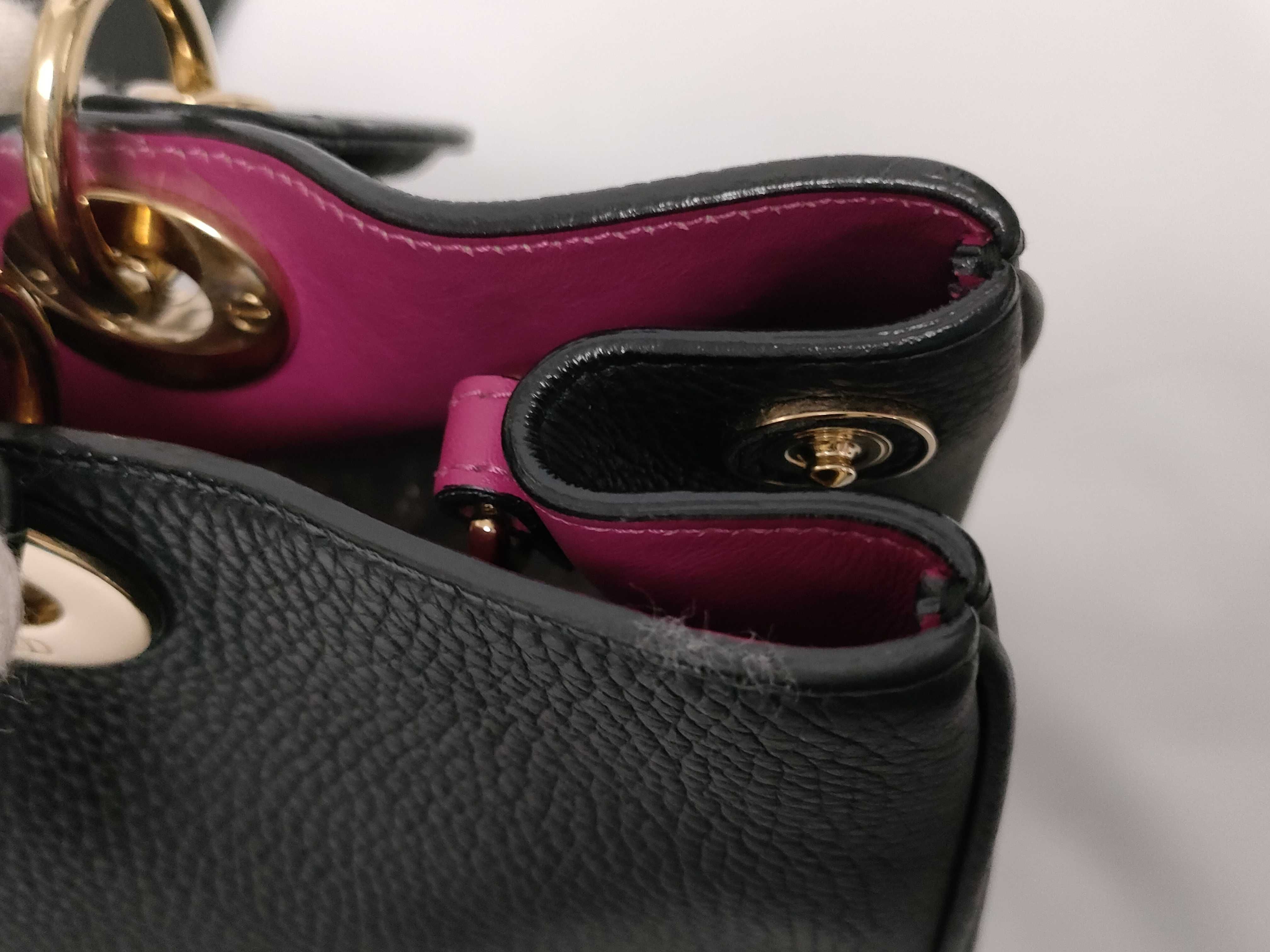 Diorissimo Black Grained Calf Leather Medium Handbag — view 8