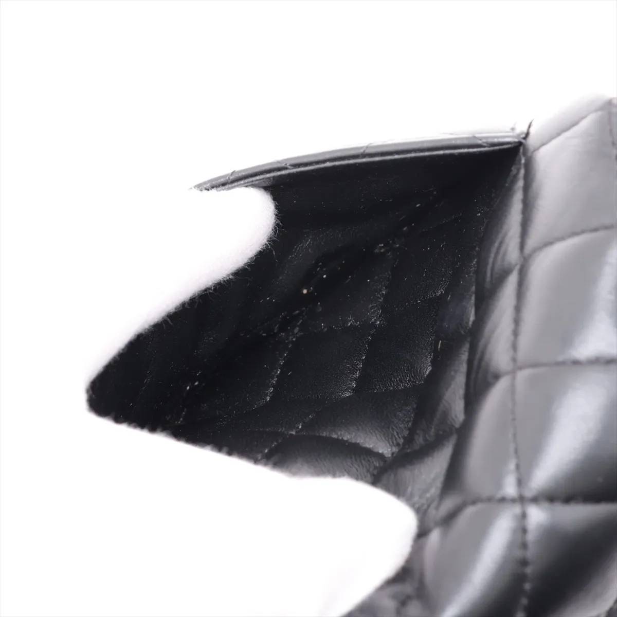[Individually packaged] Chanel Mini Matelassé 17 Lambskin Single Flap Single Chain Bag, Black with Black Hardware, P4UPC3X9, Random Plate, A35200 — view 9