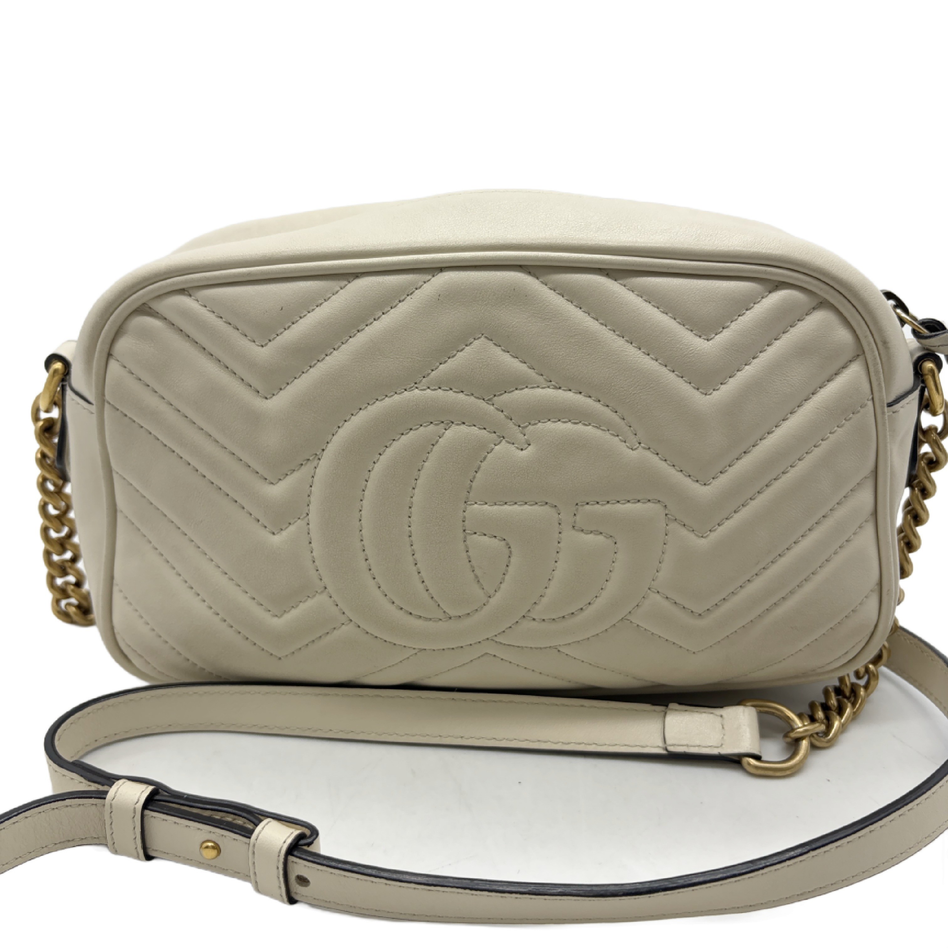GG Marmont Leather Chain Bag — view 2
