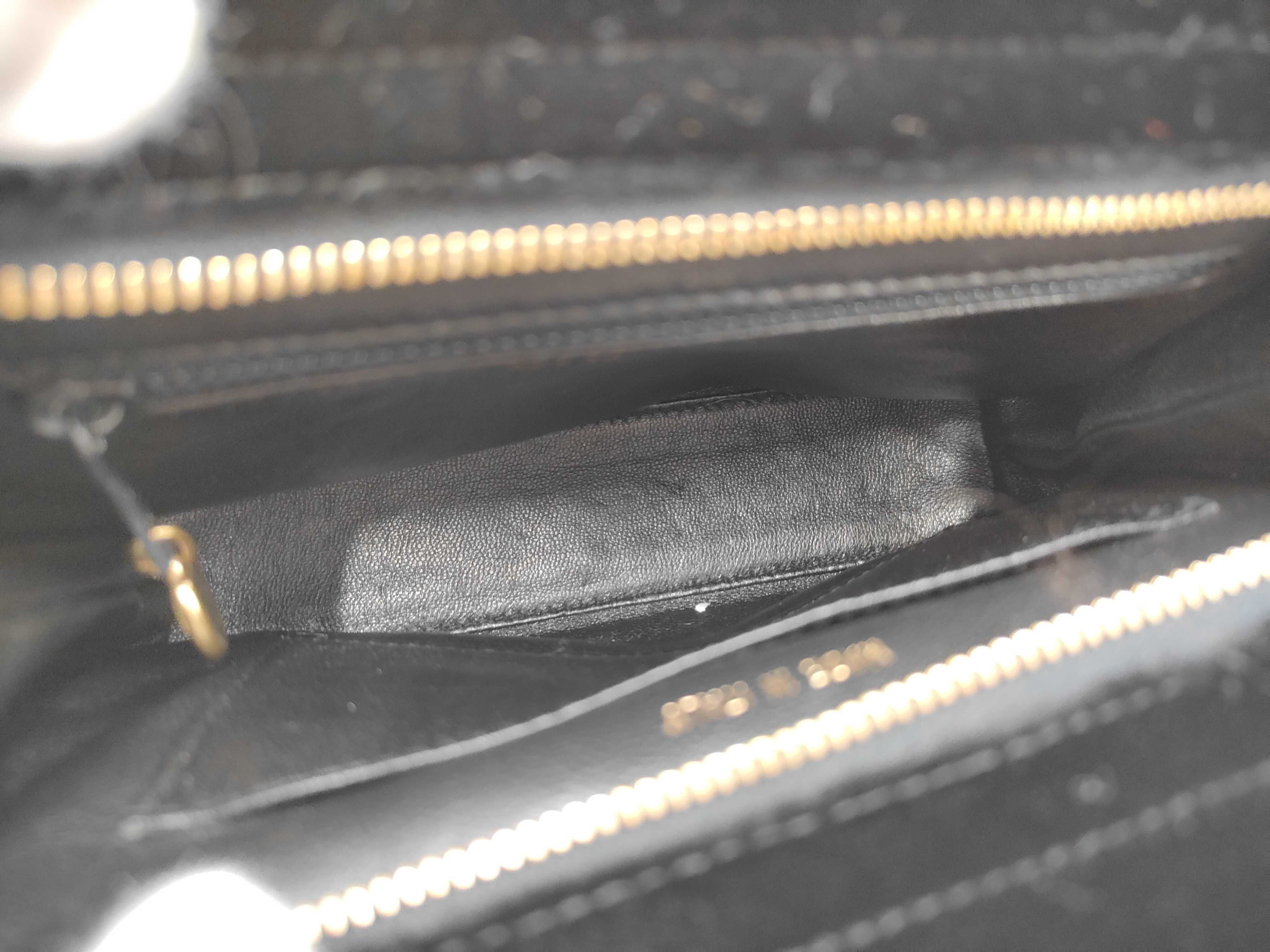 Velour Handbag with Turnlock Motif — view 10