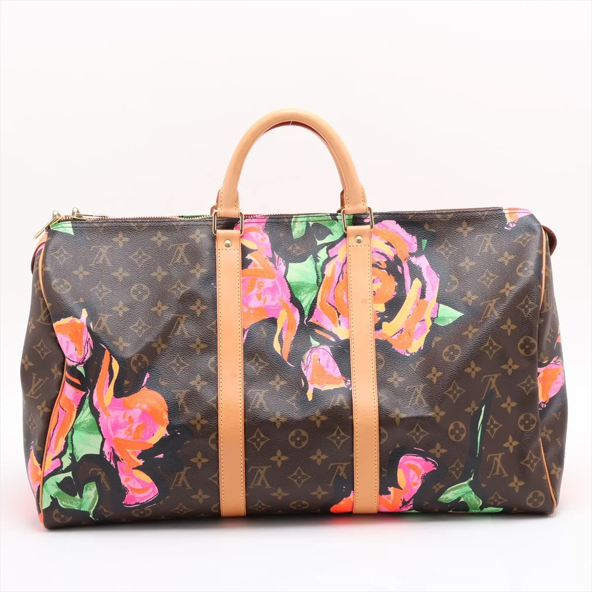 Monogram Rose Keepall 50 M48605 MB4058 Brown — view 2