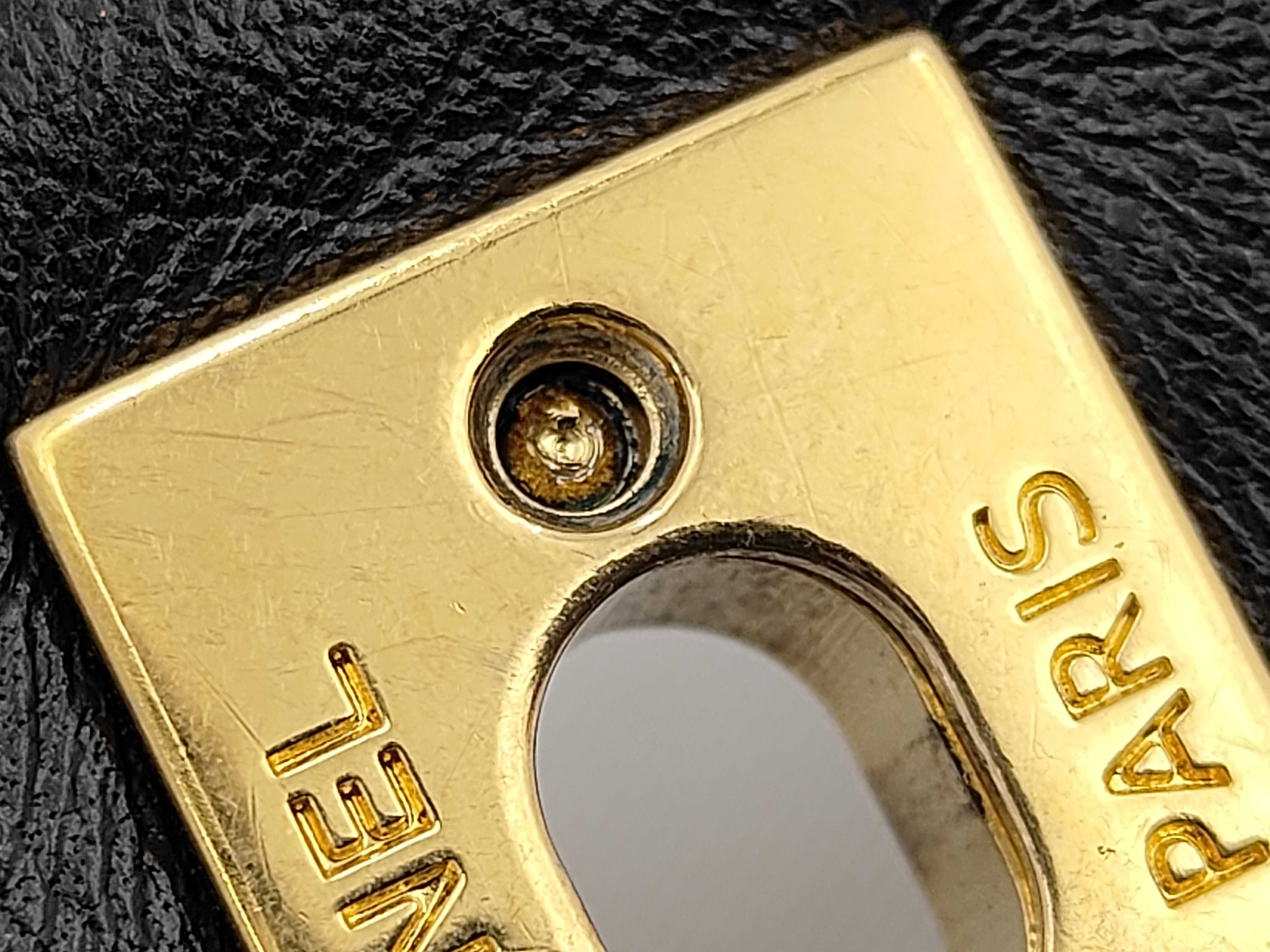 Mini Matelassé Lambskin Black Chain Shoulder Bag — view 15