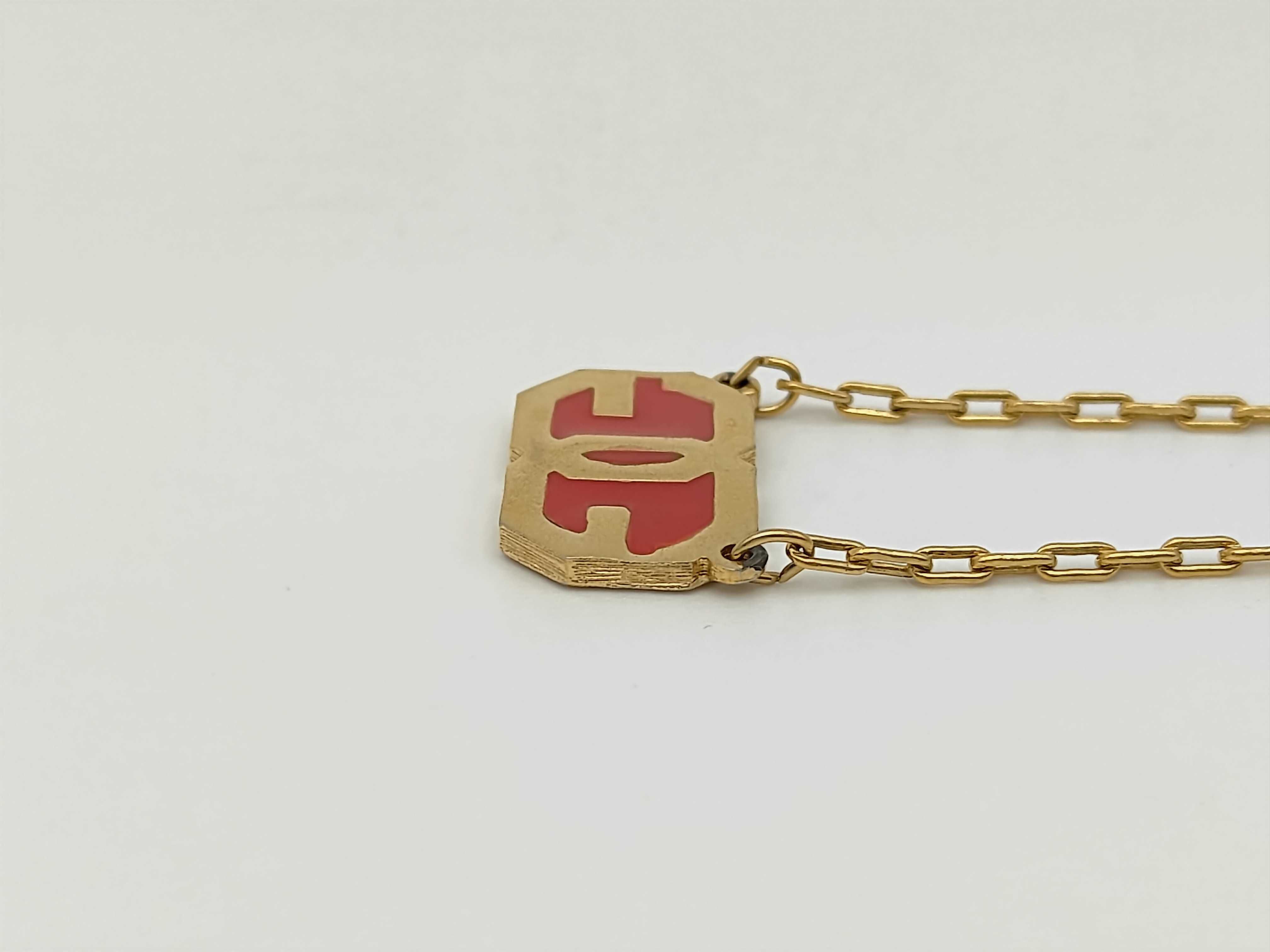 GG Logo Red Gold Necklace — view 3