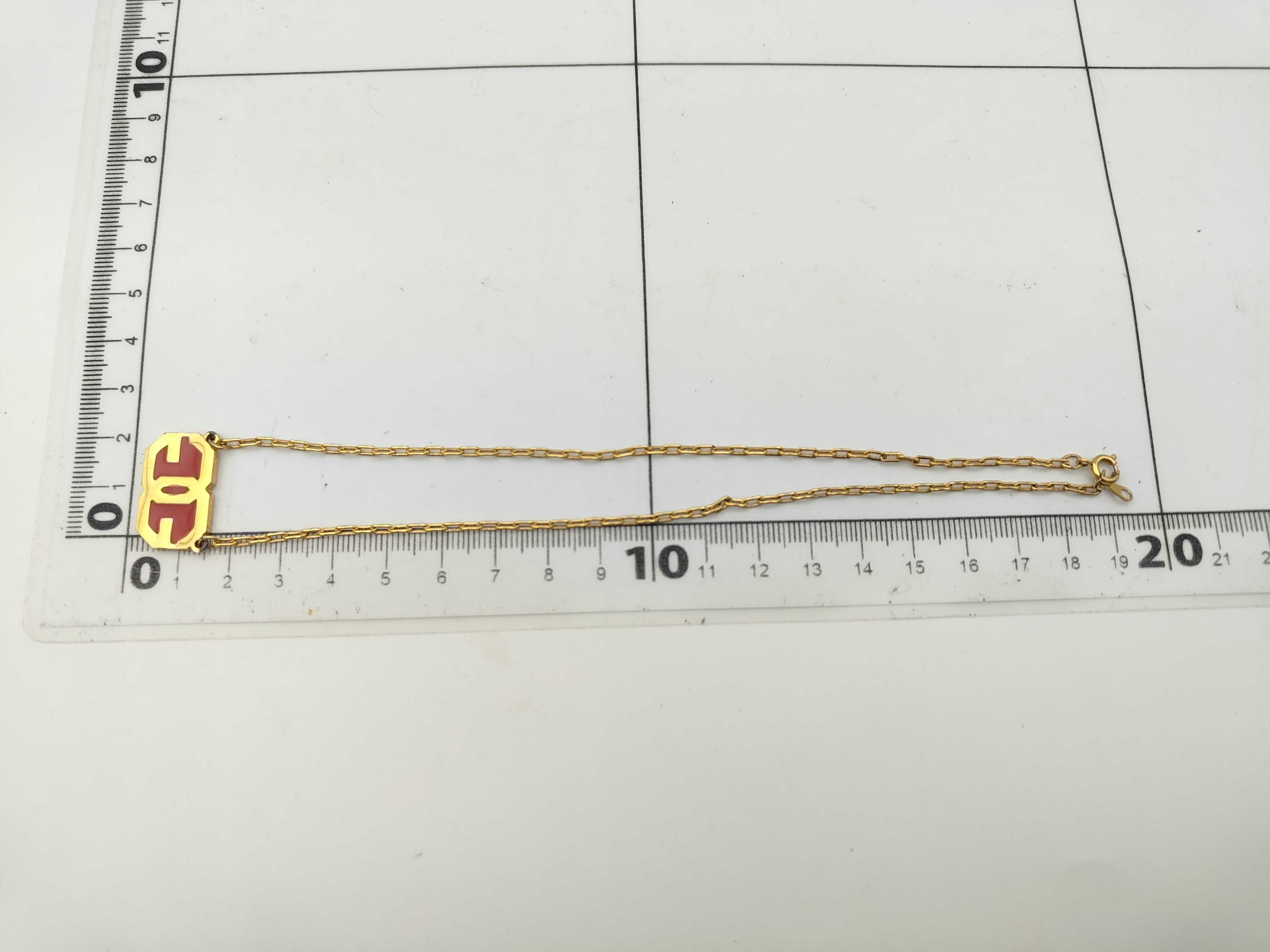 GG Logo Red Gold Necklace — view 6