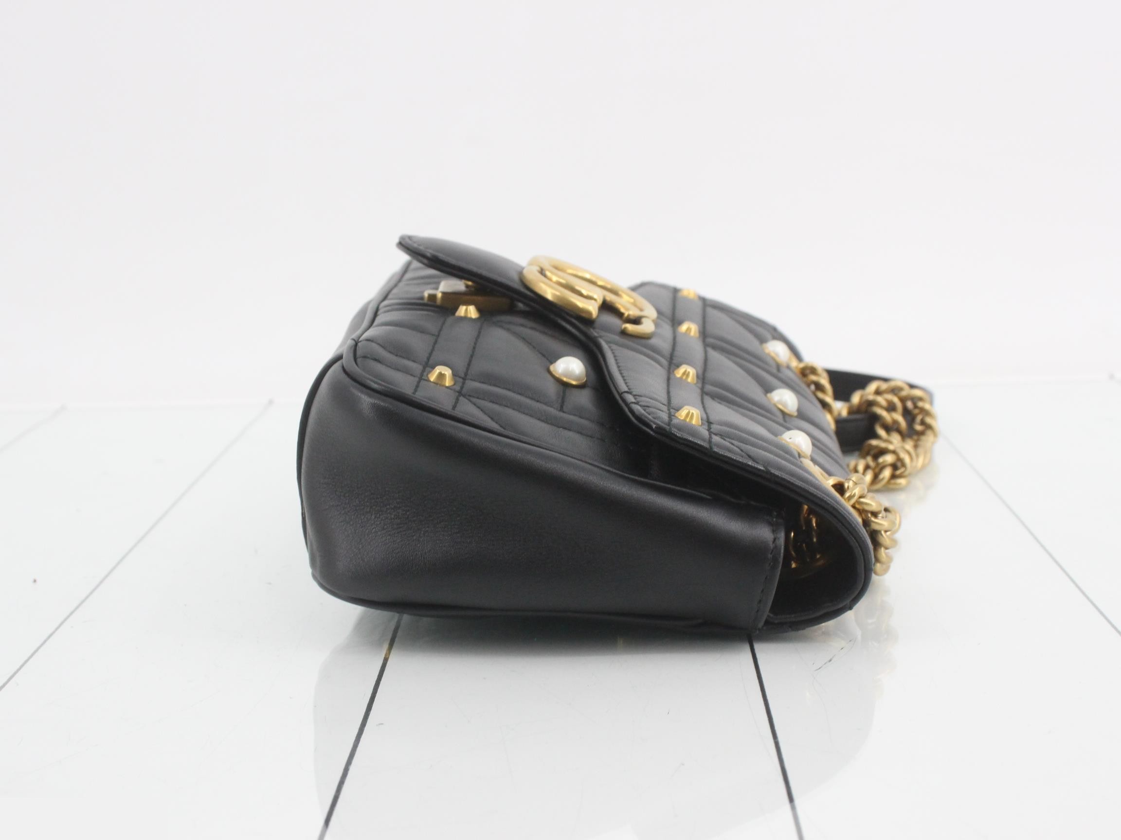 GG Marmont Quilted Shoulder Bag — view 3
