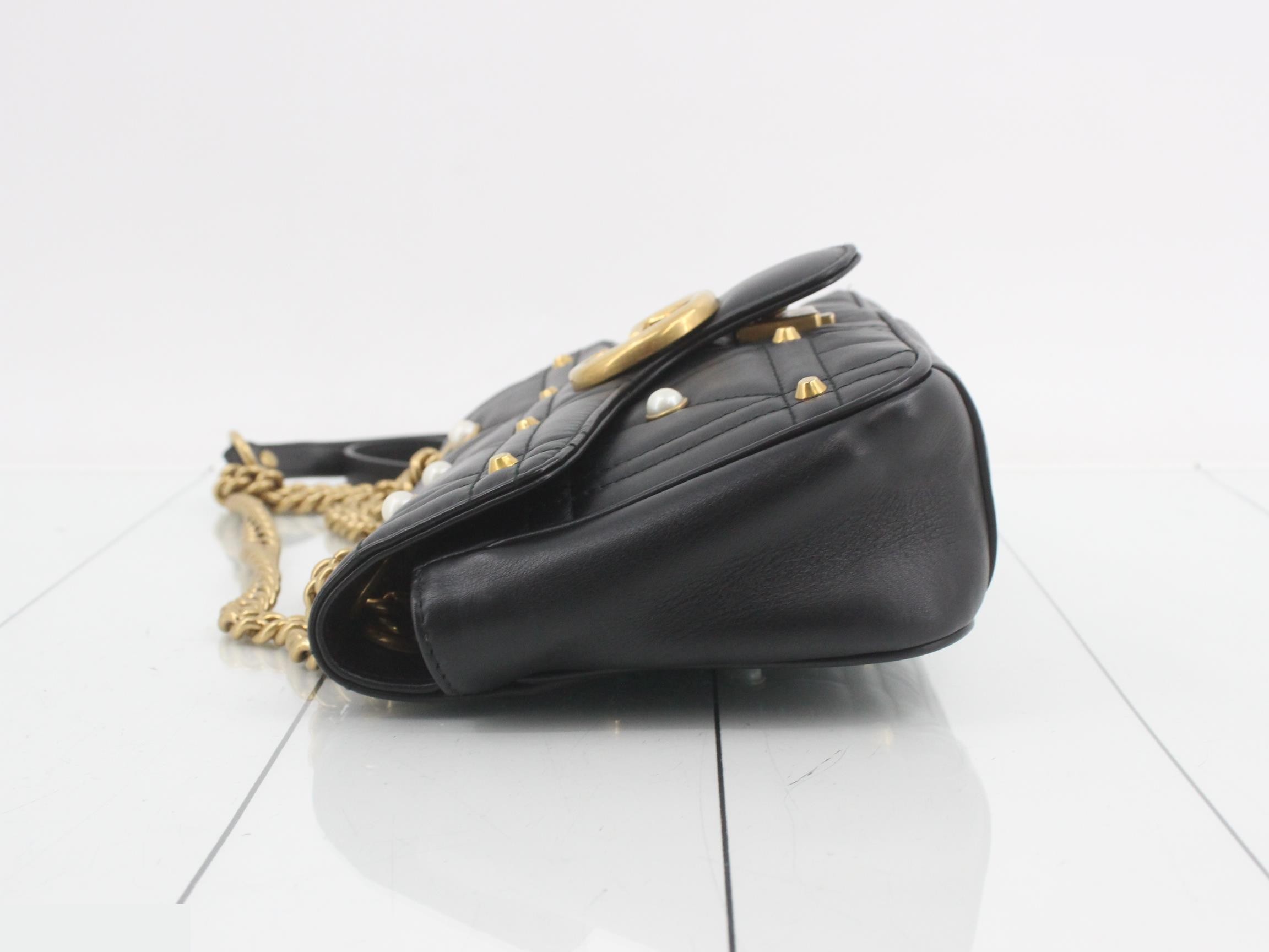 GG Marmont Quilted Shoulder Bag — view 4