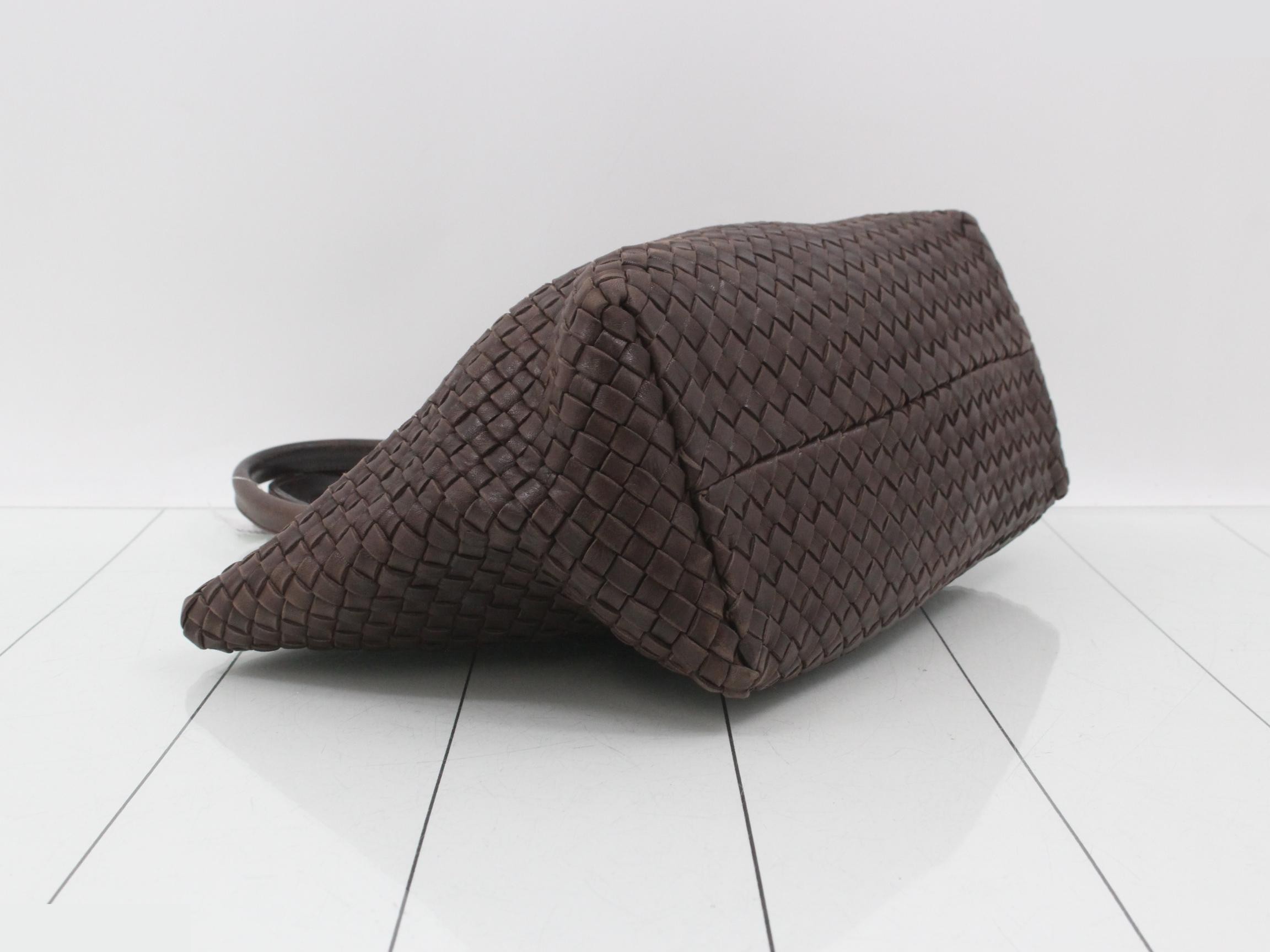 Intrecciato (bag) - Tote bag, Cabas, Brown — view 5
