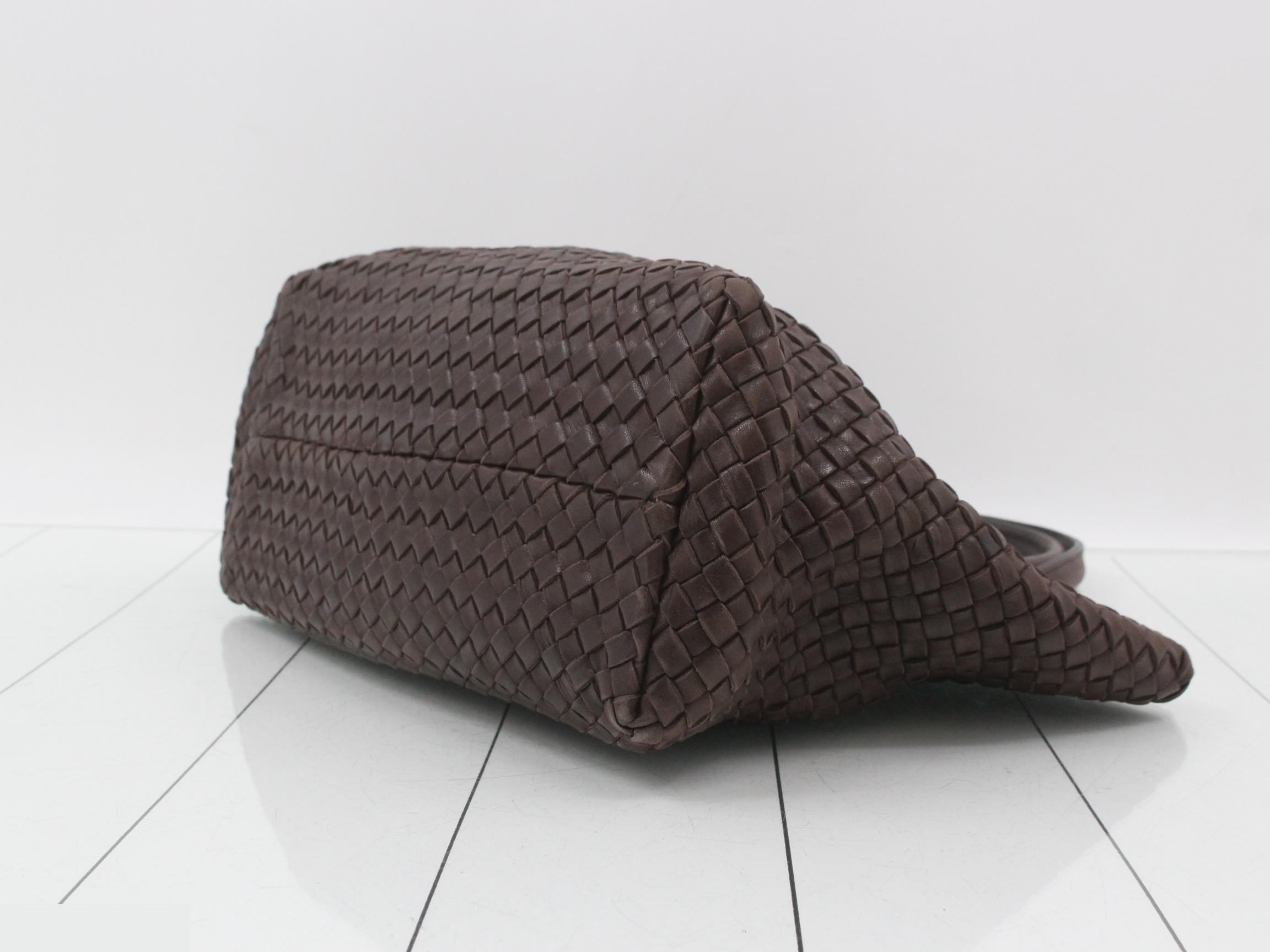 Intrecciato (bag) - Tote bag, Cabas, Brown — view 6