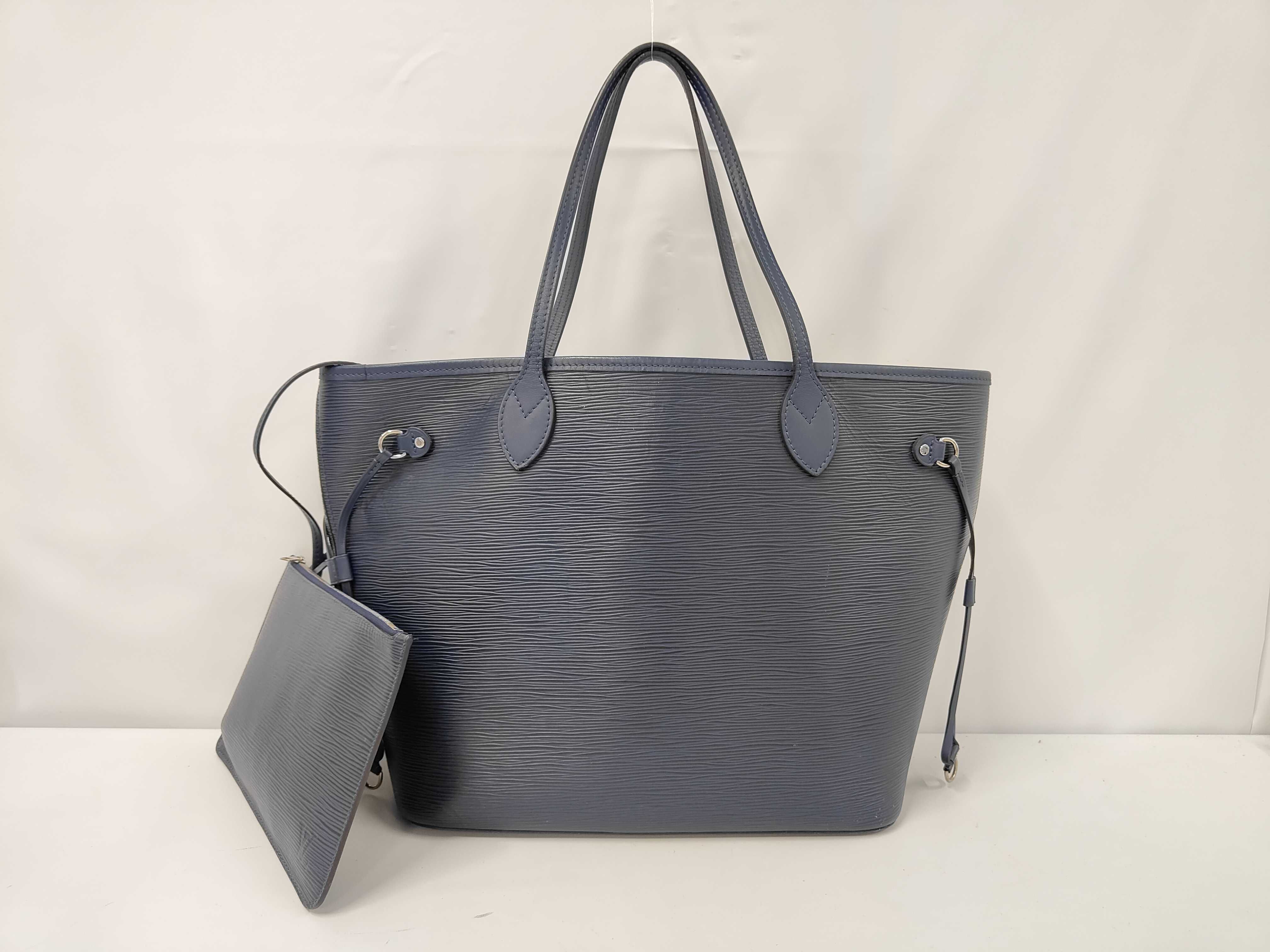 Epi Tote Bag Neverfull MM Indigo Blue M40885 Tote Bag