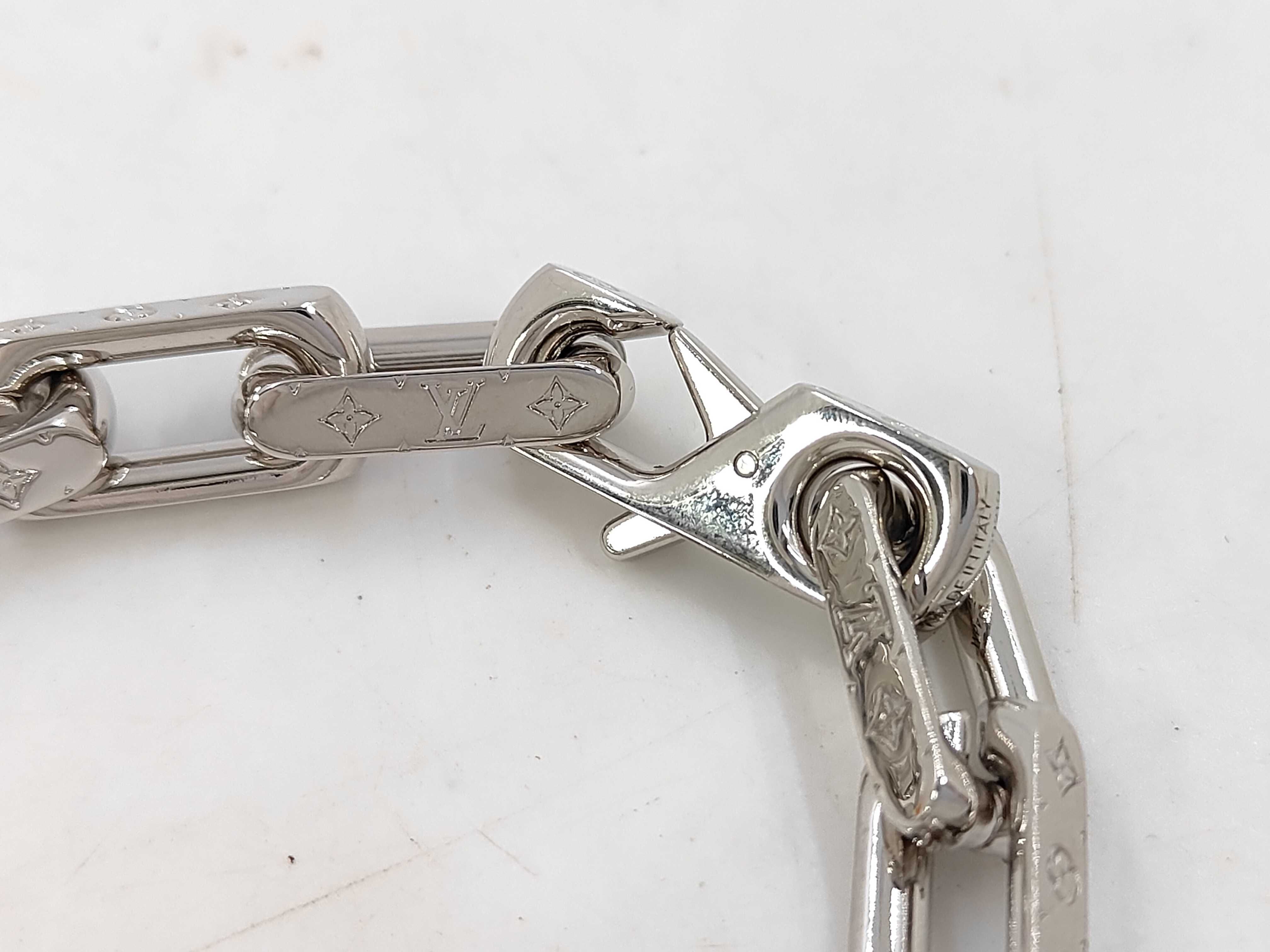 Bracelet Chain Monogram Metal Silver M00309 Bracelet/Bangle — view 3