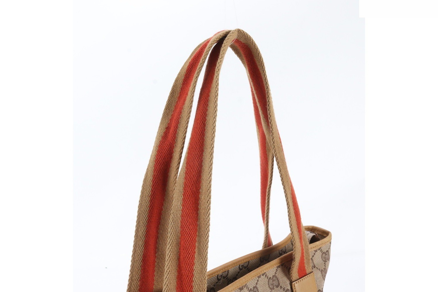 GG Canvas 019 0401 Leather Tote Bag — view 2