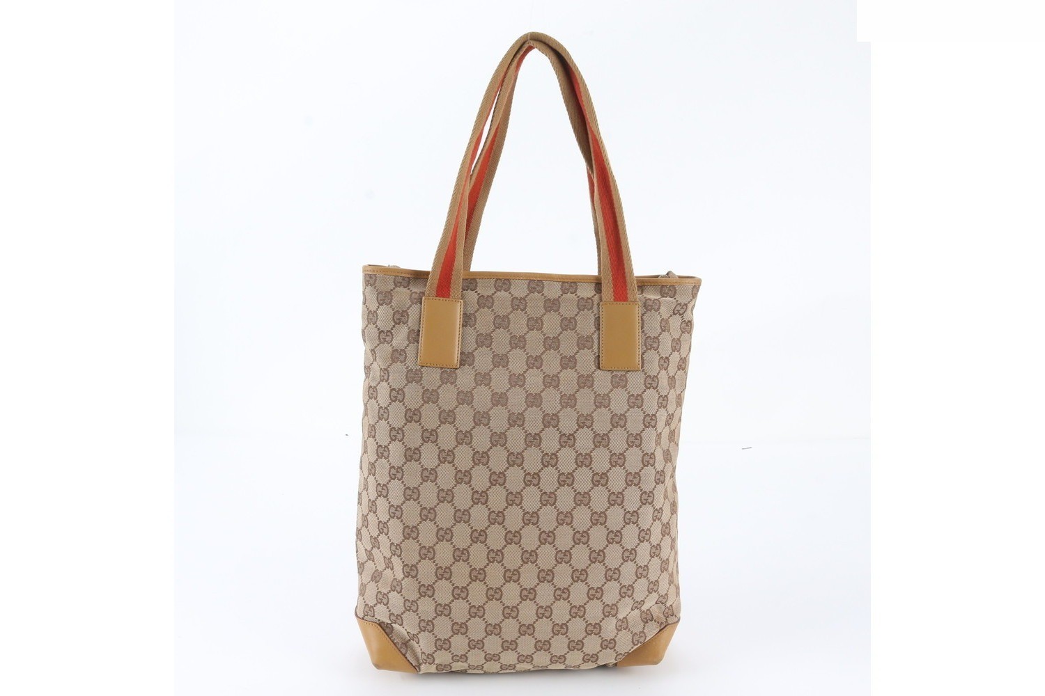 GG Canvas 019 0401 Leather Tote Bag — view 3