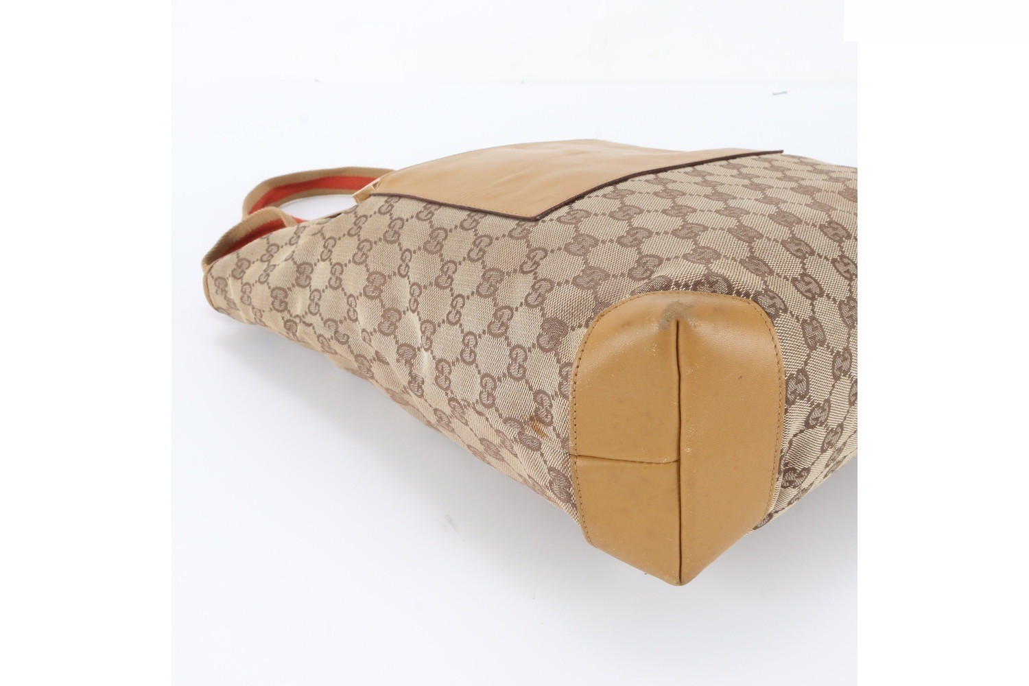 GG Canvas 019 0401 Leather Tote Bag — view 6