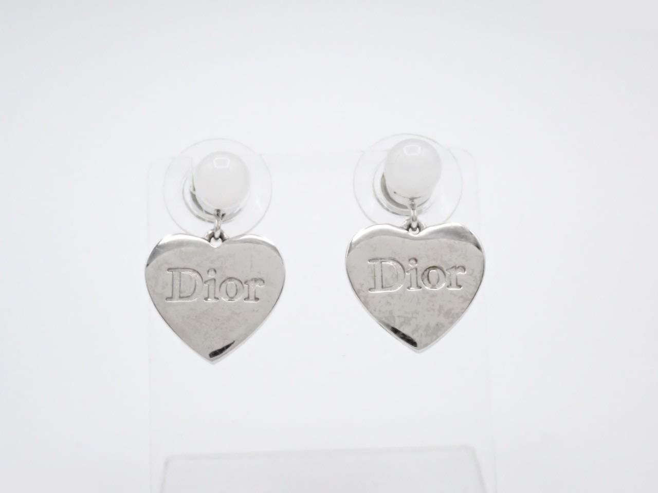 heart motif earrings