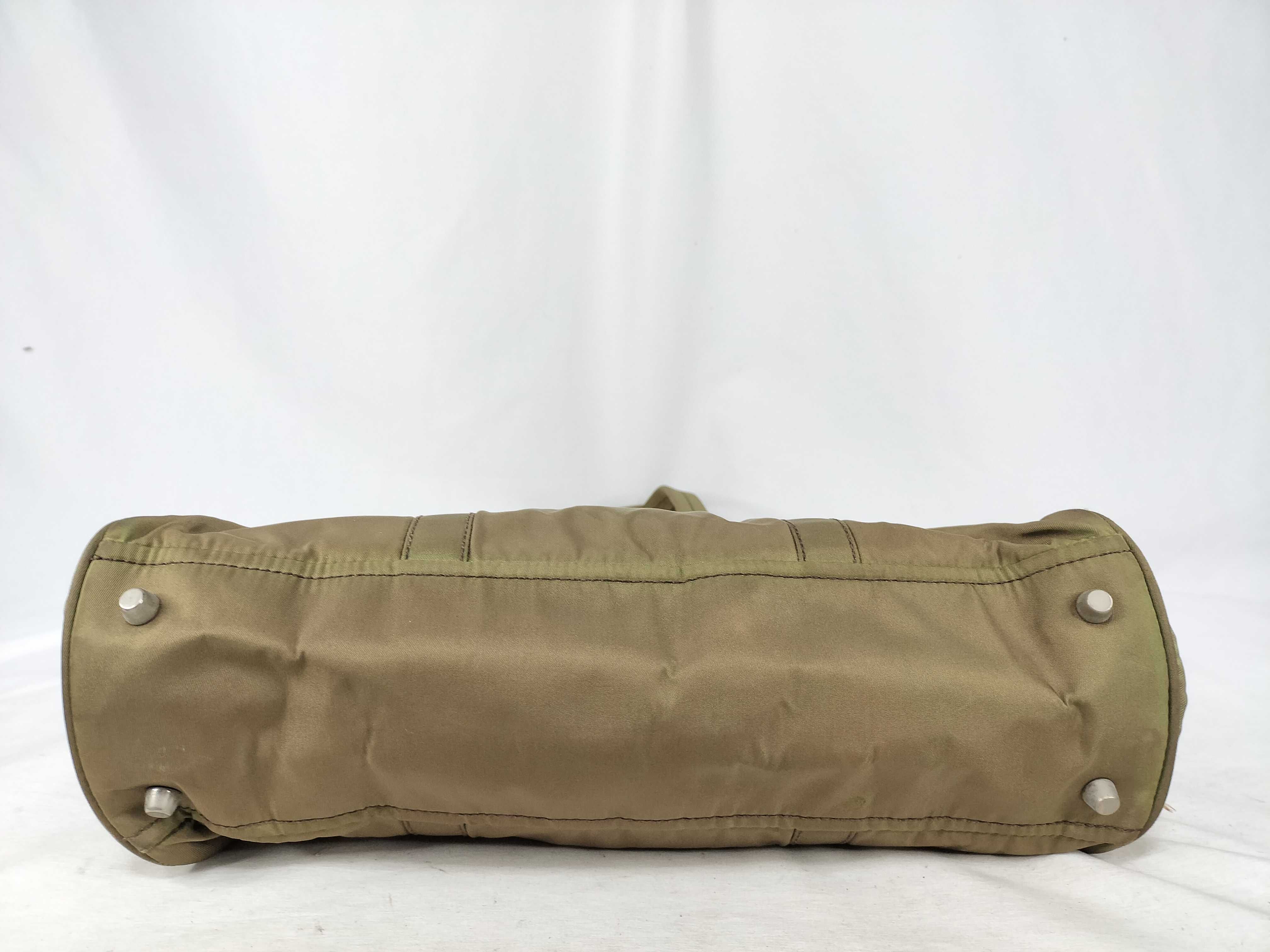 Nylon Tote Bag, Khaki Tote Bag — view 7