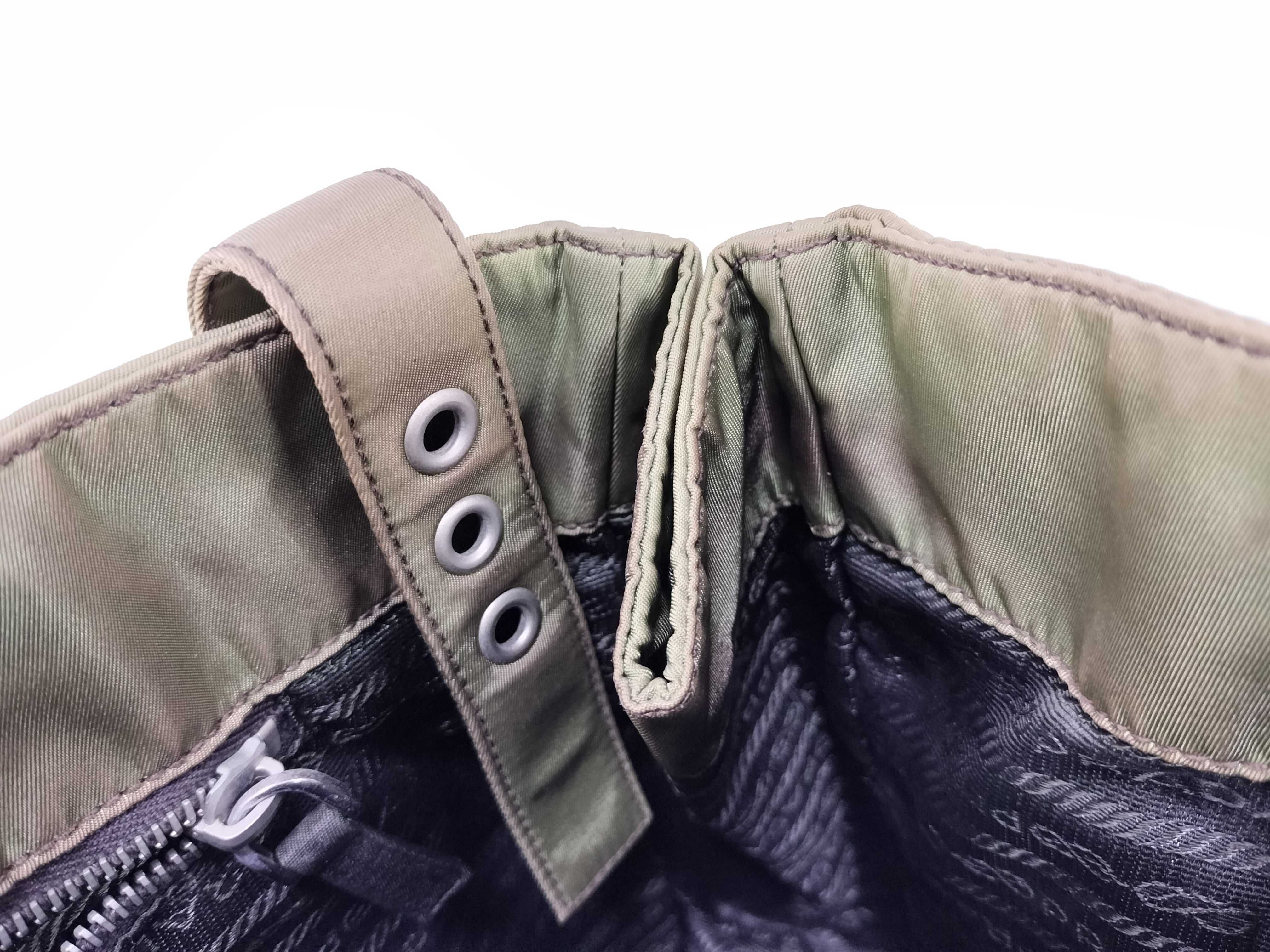 Nylon Tote Bag, Khaki Tote Bag — view 8