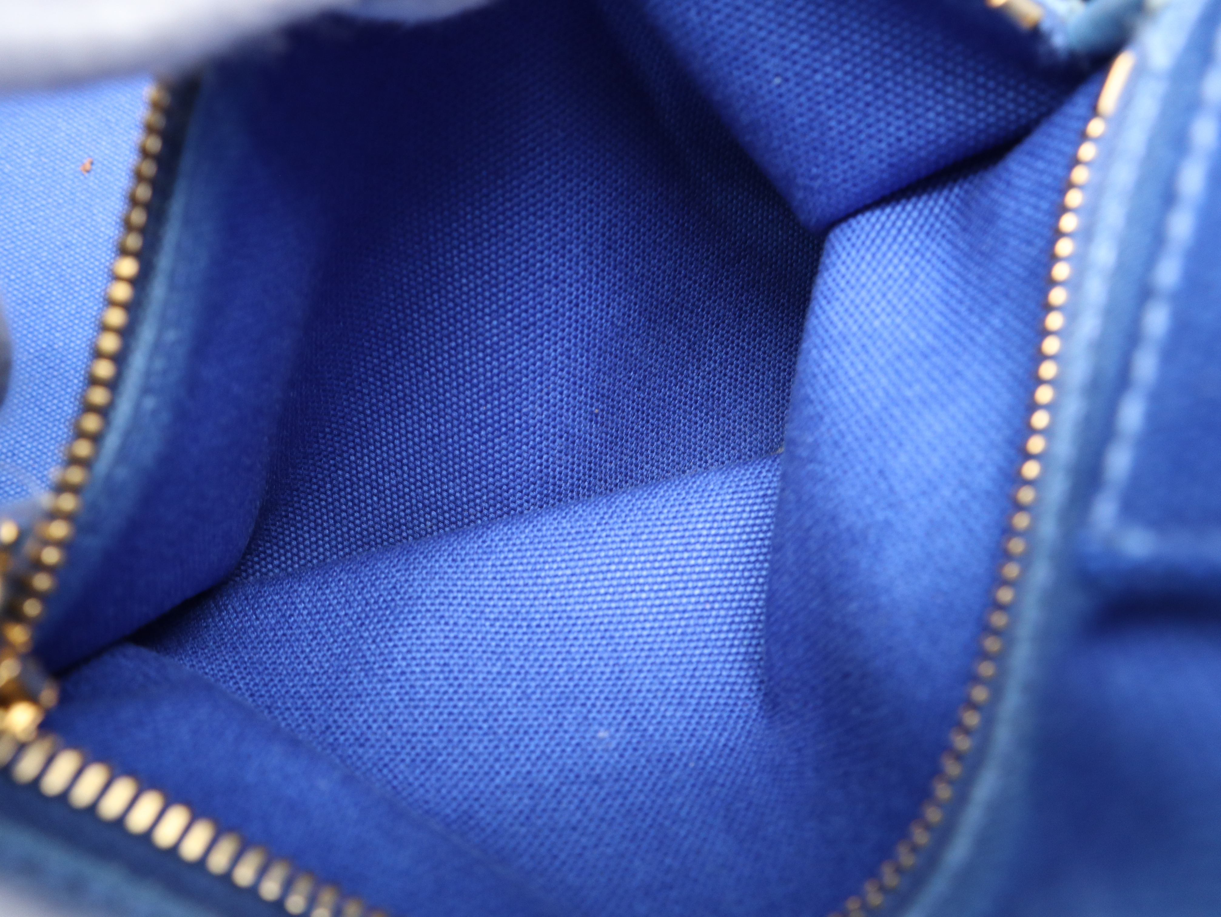 BN1877 Canapa Tote Medium Cobalt Canvas Blue Tote Bag with Guarantee Card — view 11