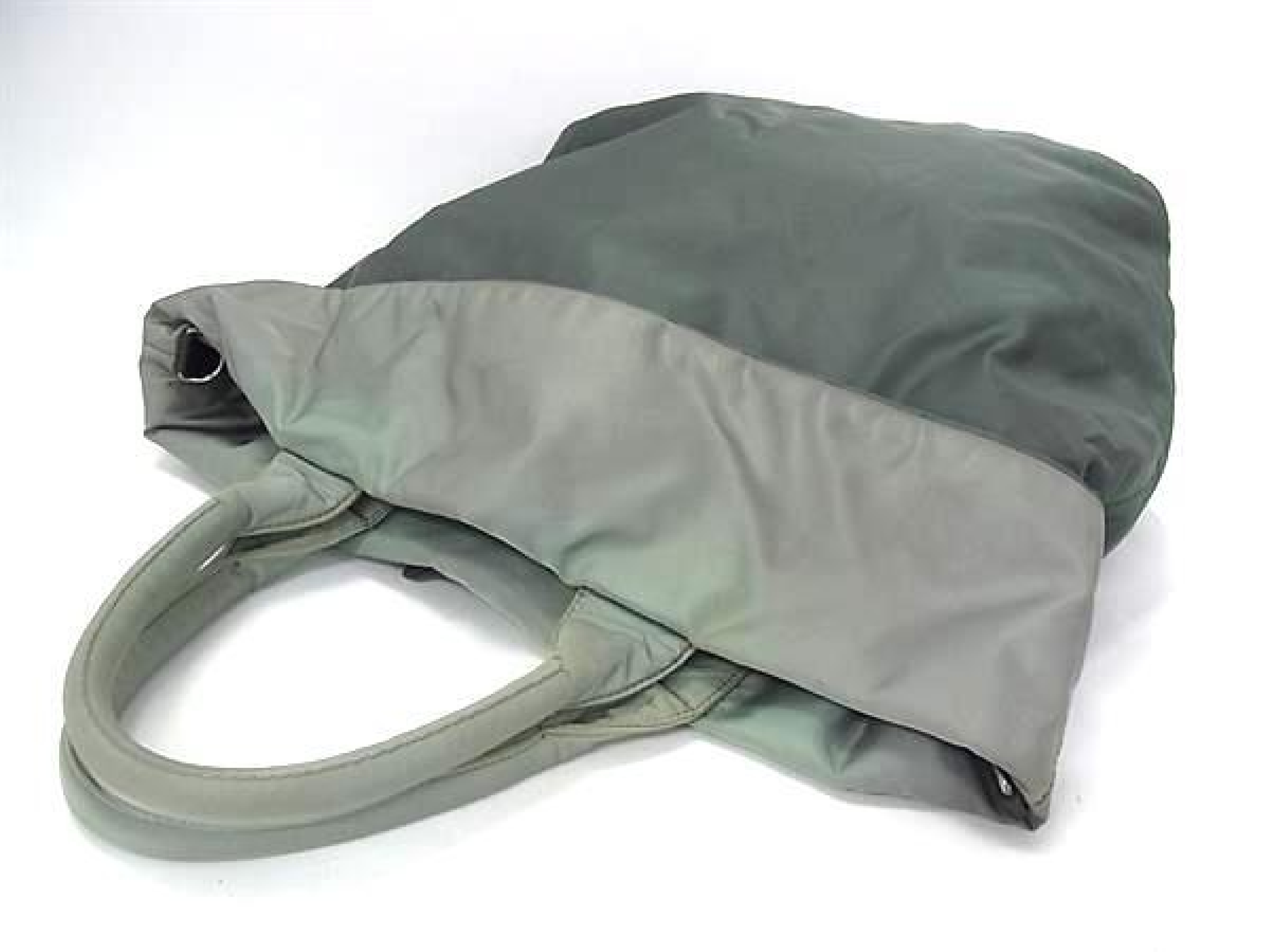 Tessuto Nylon Reversible Tote Shoulder Crossbody Bag for Men, Green, FY5218 Handbag — view 3